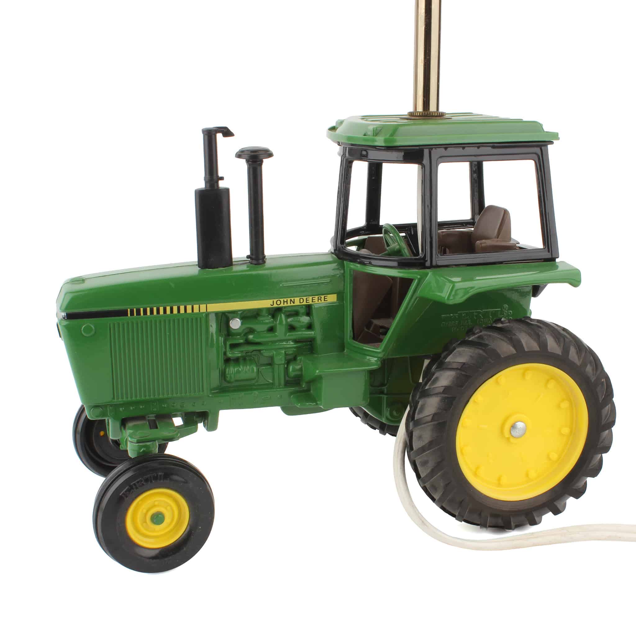 Custom 16.5 inch John Deere Table Lamp with Cloth Shade - Image 2