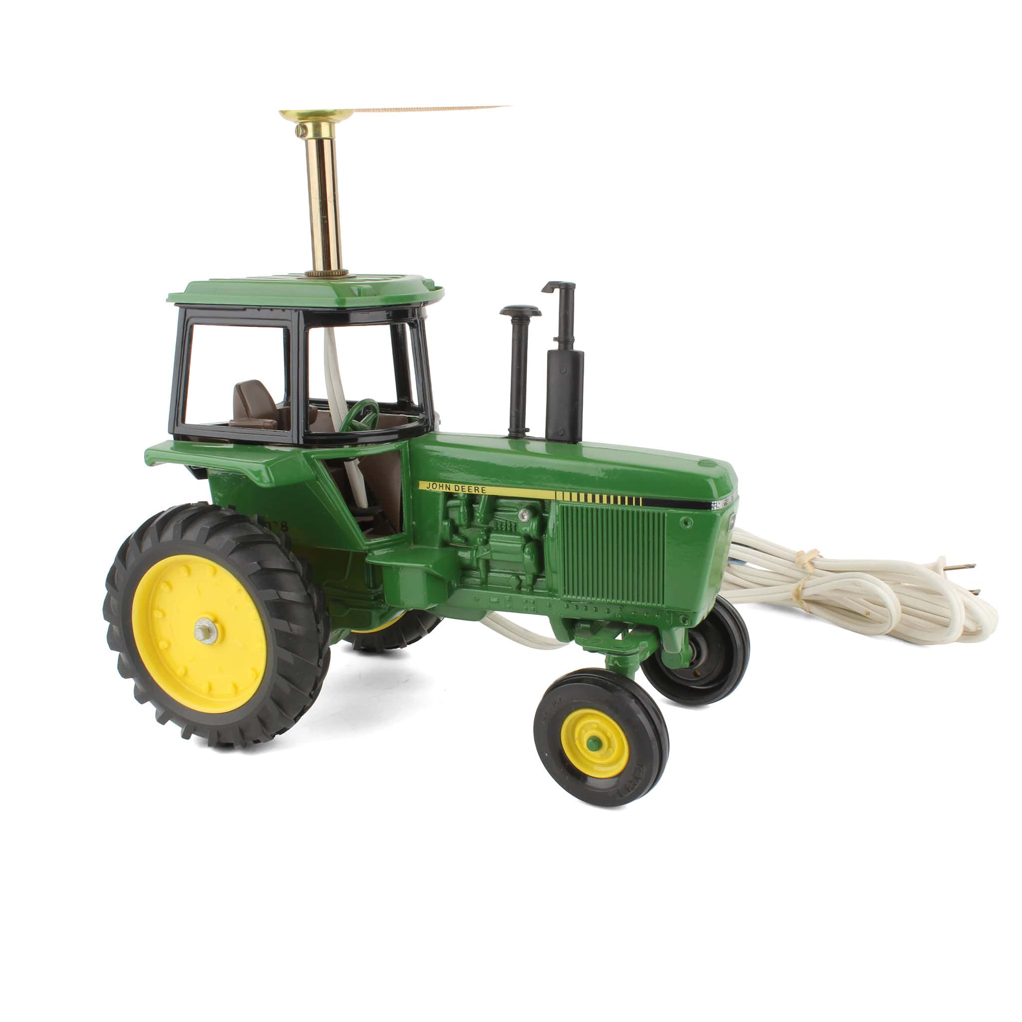 Custom 16.5 inch John Deere Table Lamp with Cloth Shade - Image 3