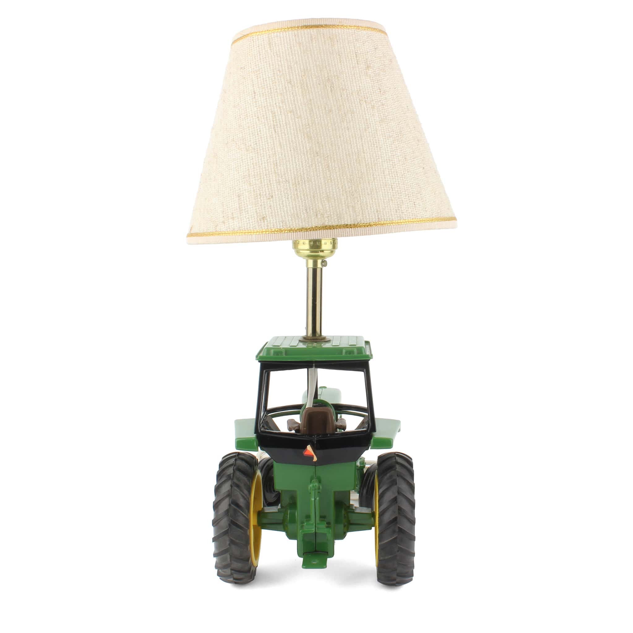 Custom 16.5 inch John Deere Table Lamp with Cloth Shade - Image 4