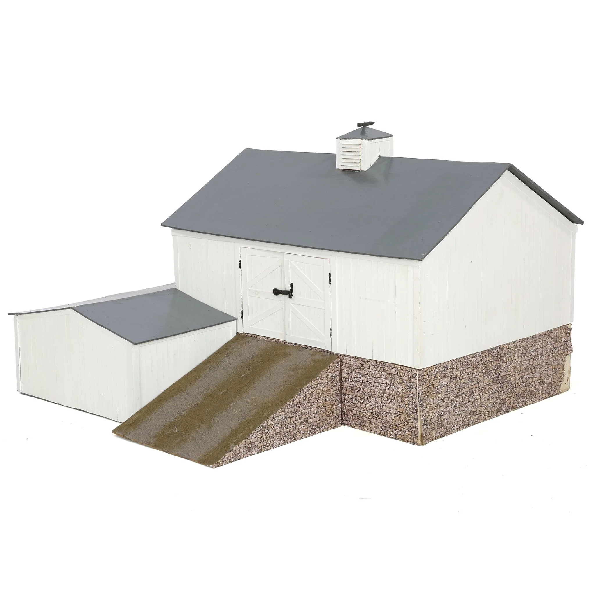 Custom Built White Farm Set with Barn, Equipment Sheds, Chicken House and Corn Crib - Image 2