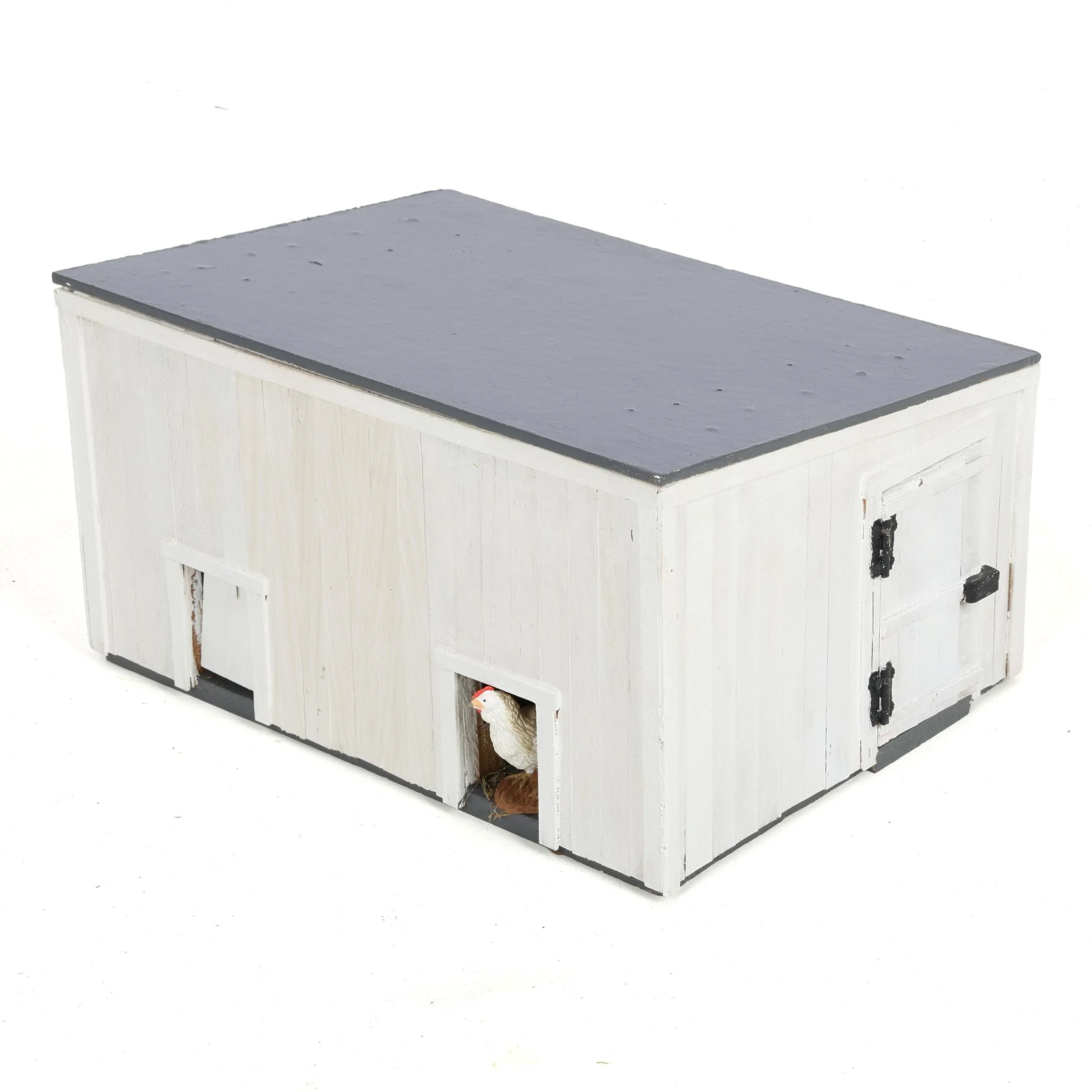 Custom Built White Farm Set with Barn, Equipment Sheds, Chicken House and Corn Crib - Image 8