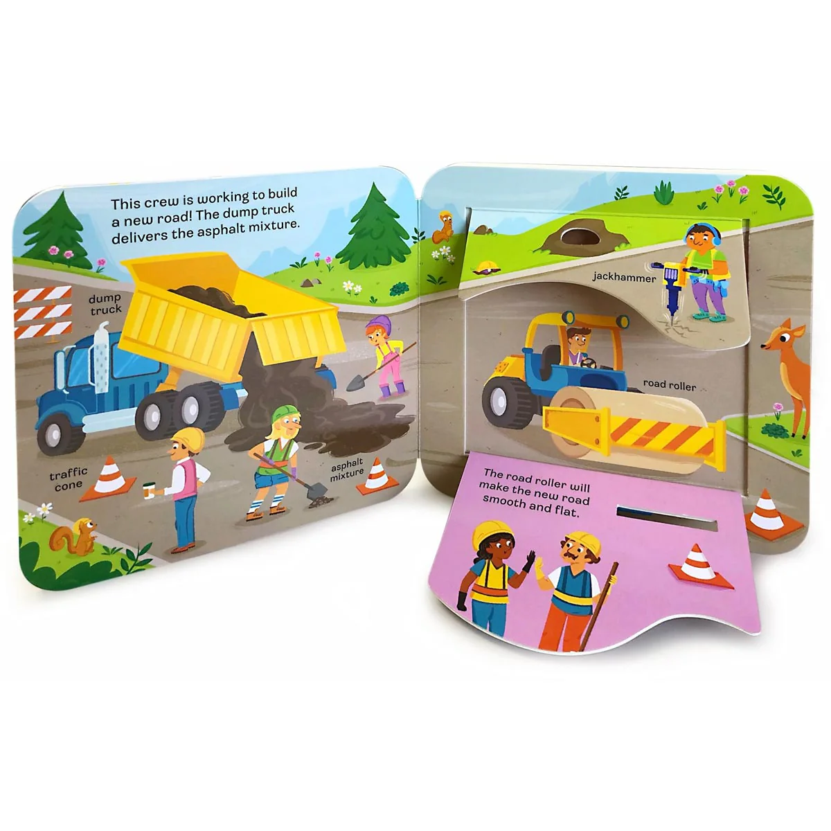 Dig! Under Construction Peek-a-Flap Board Book - Image 2