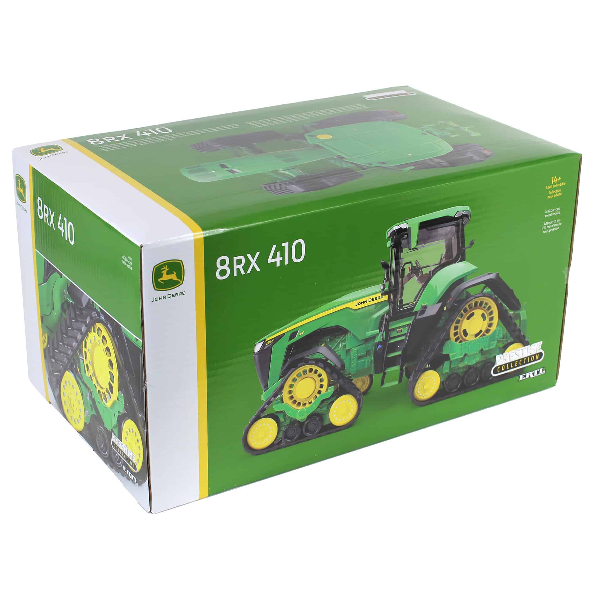Dusty Painted Chase Unit ~ 1/16 John Deere 8RX 410 Tractor with Tracks, ERTL Prestige Collection - Image 4