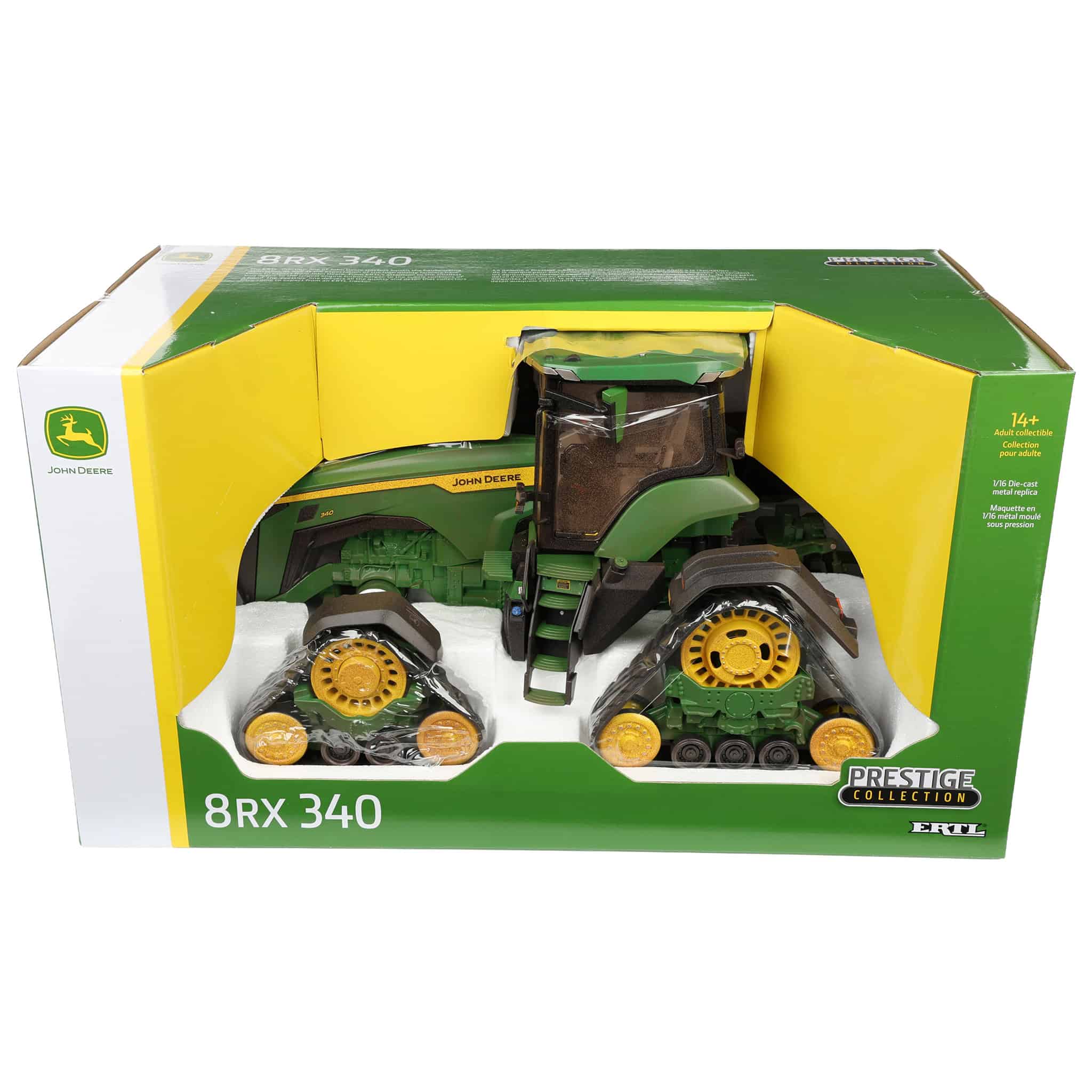 Dusty Painted Chase Unit ~ 1/16 John Deere 8RX 340 with Tracks, ERTL Prestige Collection - Image 2