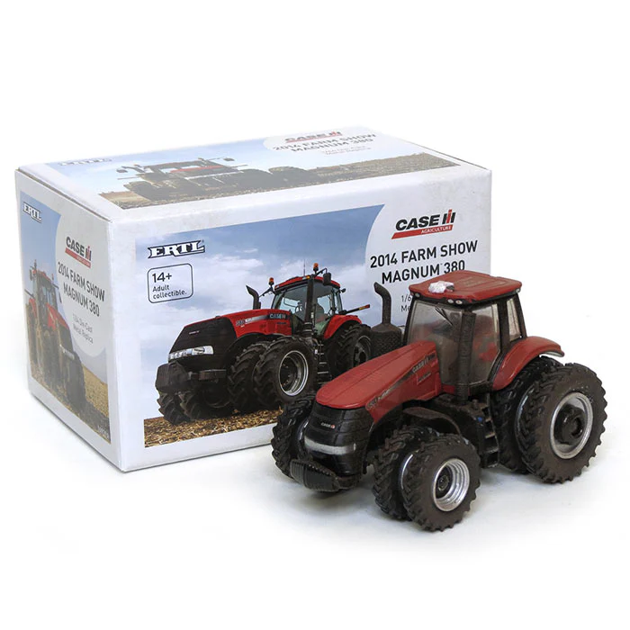 Dusty Version ~ 1/64 Case IH Magnum 380 Tractor with Duals by ERTL, 2014 Farm Show