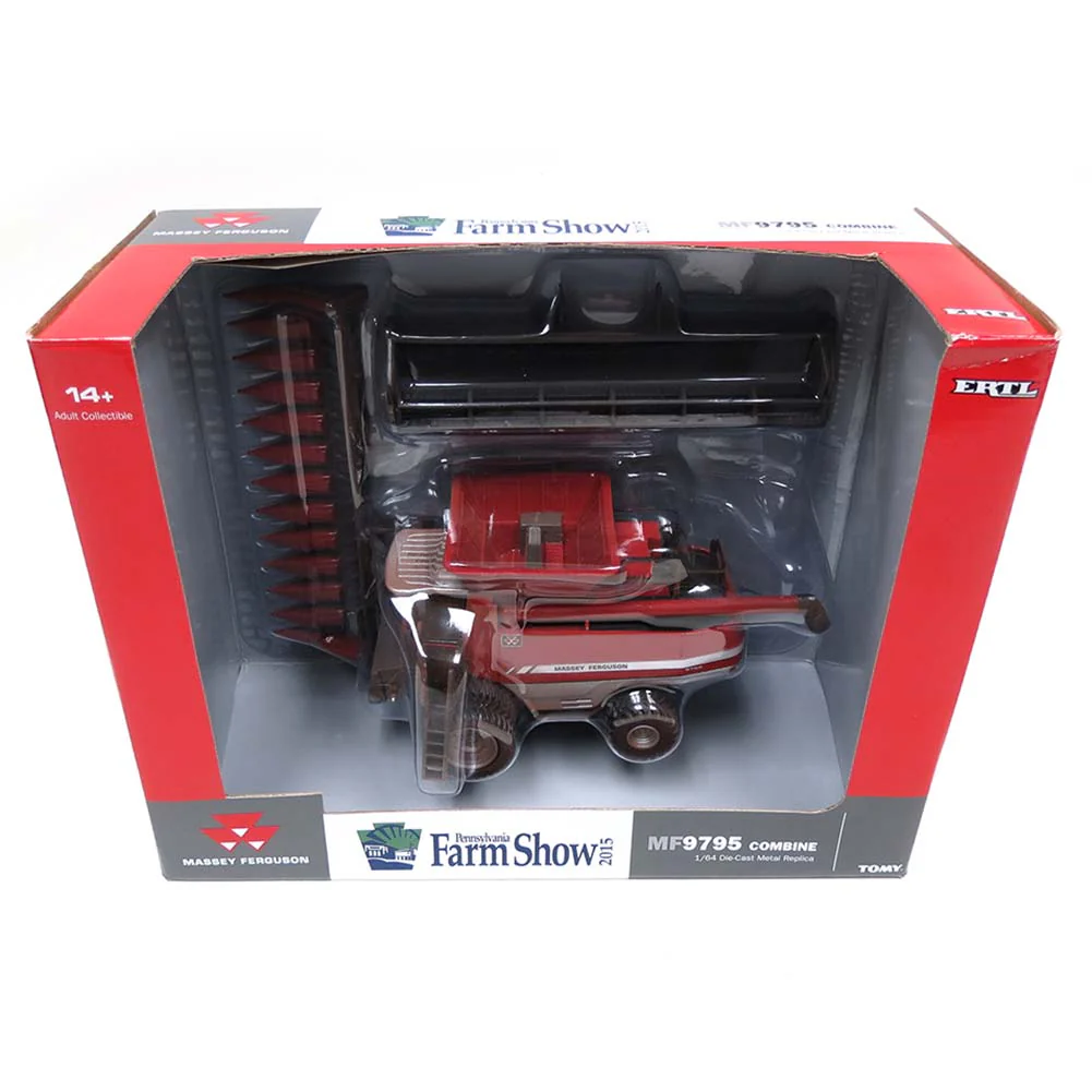 Dusty Version ~ 1/64 Massey Ferguson 9795 Combine, 2015 PA Farm Show by ERTL - Image 5
