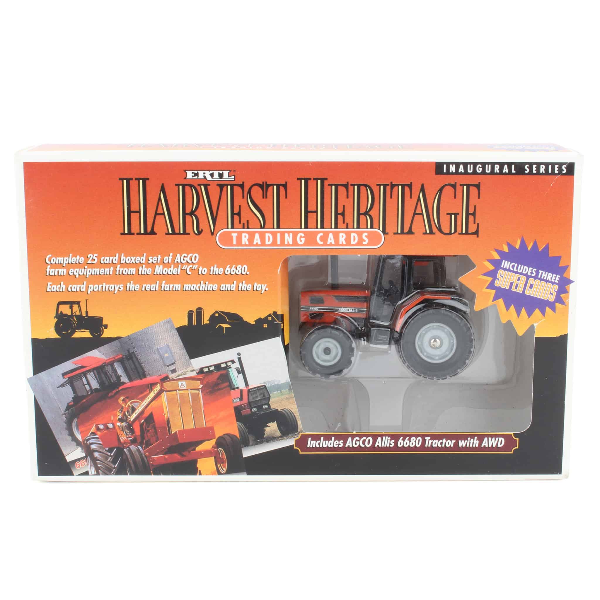 AGCO Harvest Heritage Trading Cards with AGCO 6680 Tractor by ERTL