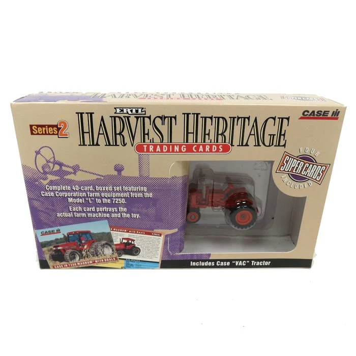 ERTL Harvest Heritage Series 2 Trading Cards with Case VAC Tractor
