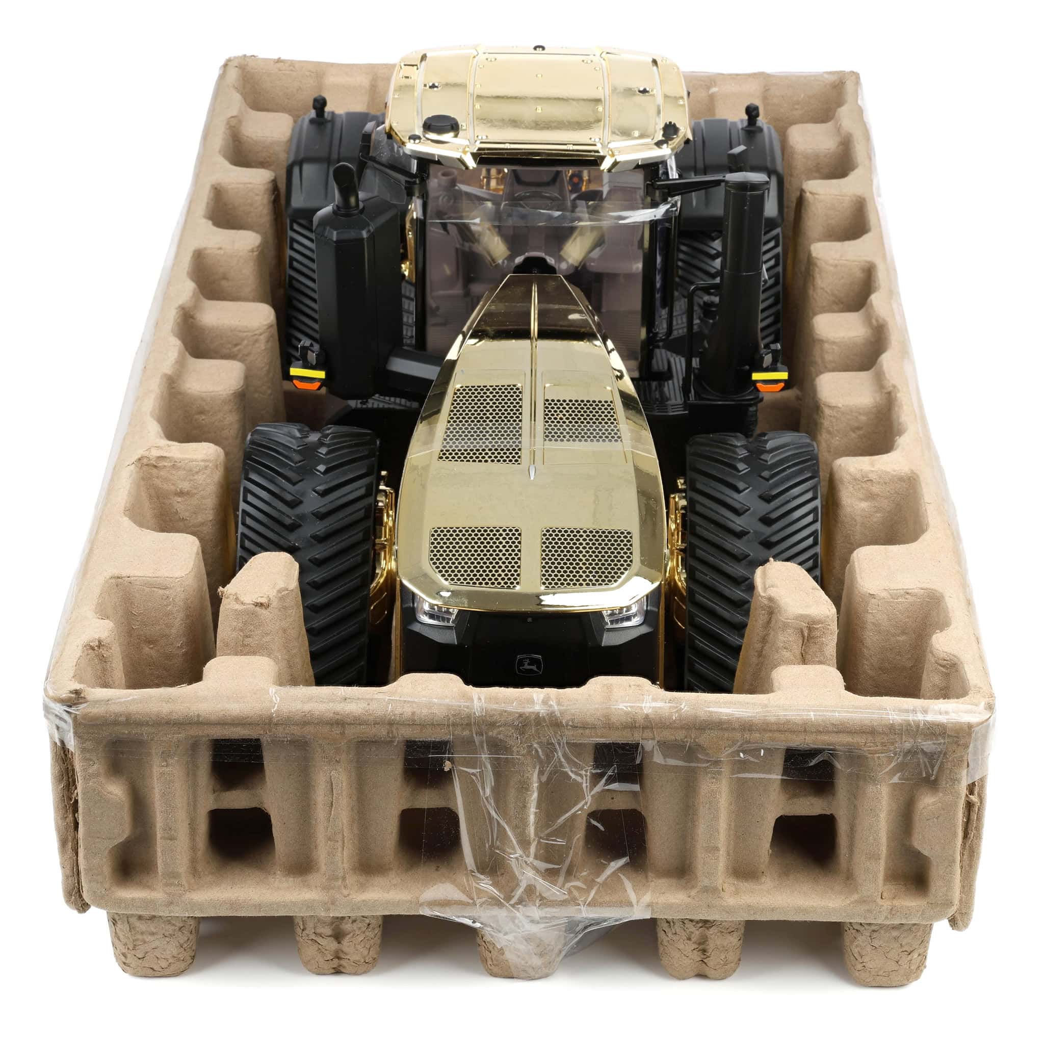 EXPO Gold Chrome ~ 1/16 John Deere 9RX 830 Tractor, ERTL Prestige Collectors Edition - Image 2