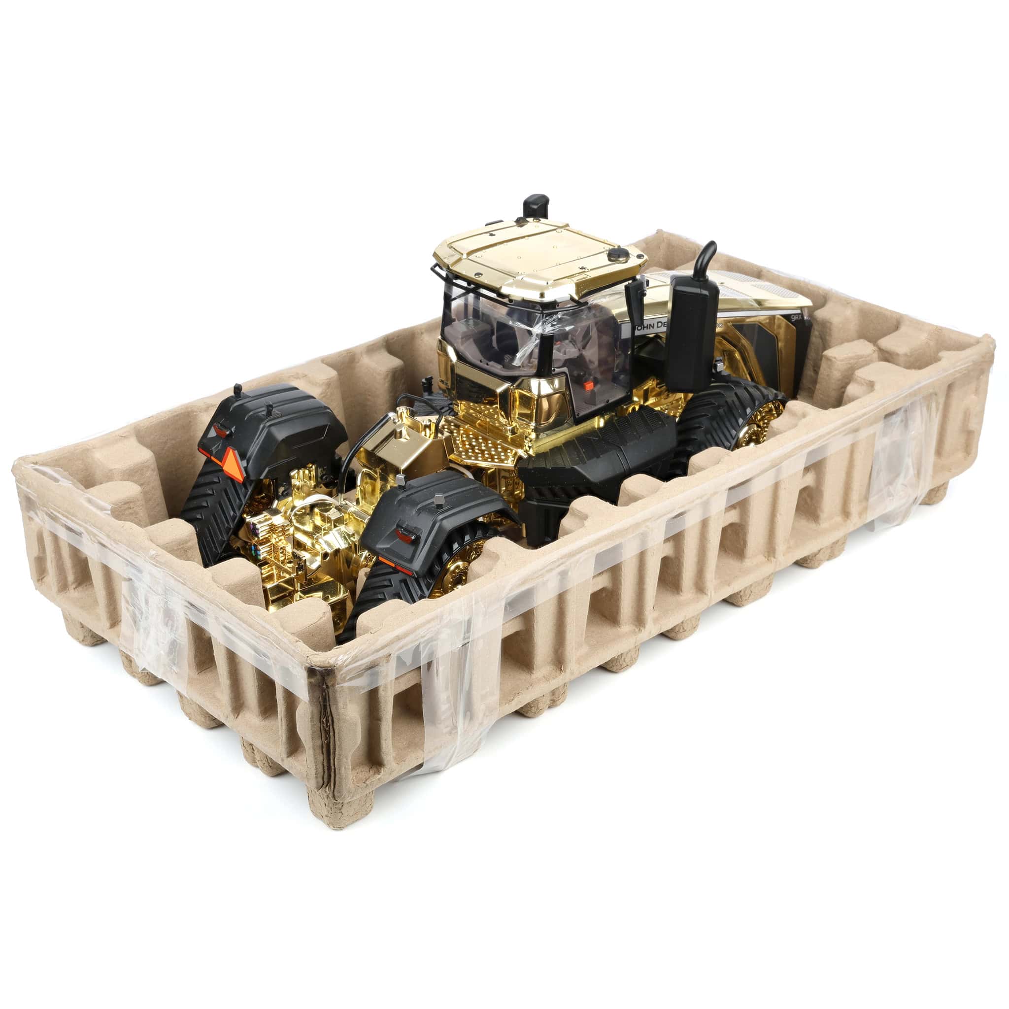 EXPO Gold Chrome ~ 1/16 John Deere 9RX 830 Tractor, ERTL Prestige Collectors Edition - Image 4