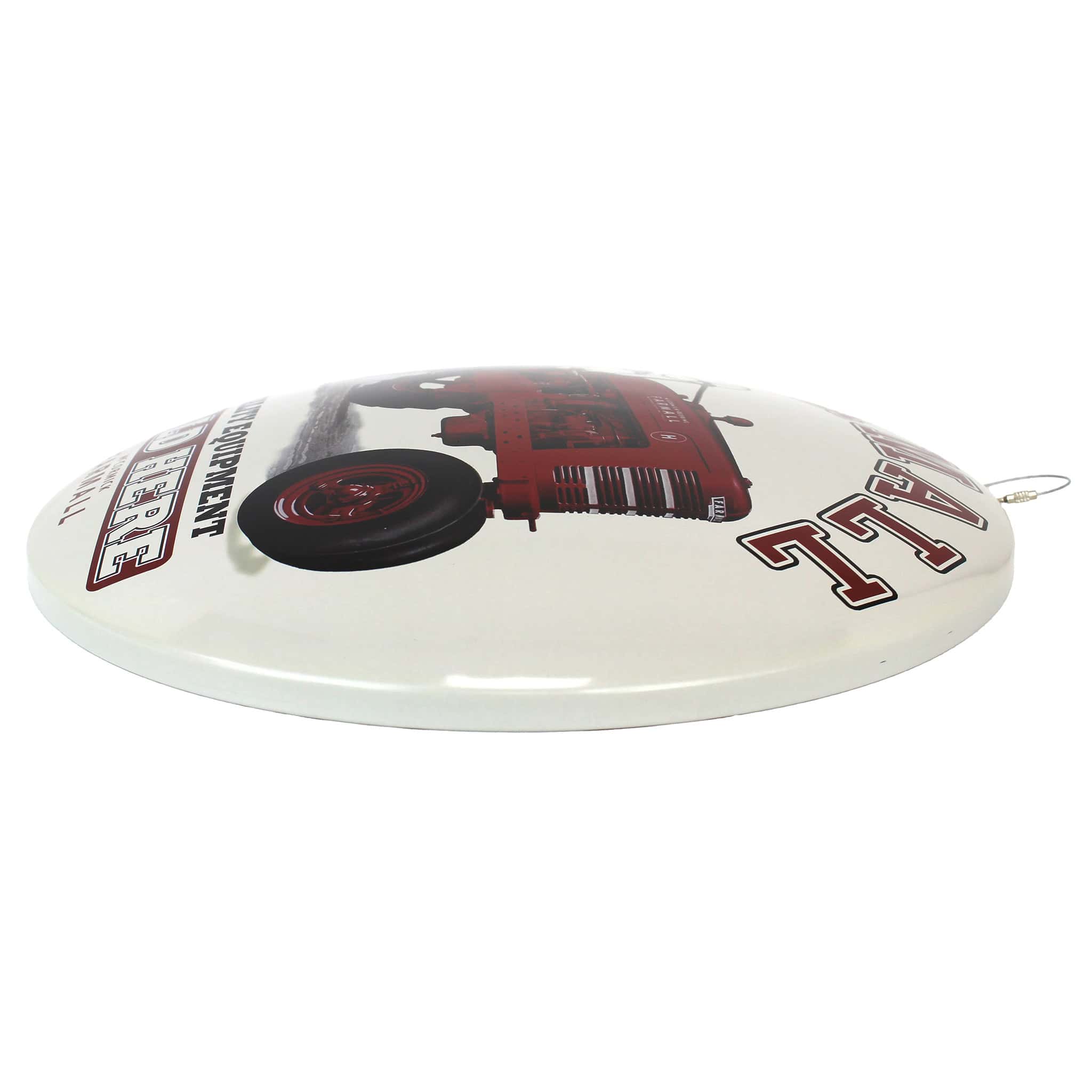 Farmall H Tractor Dome Sign, 16 Inch Diameter - Image 4