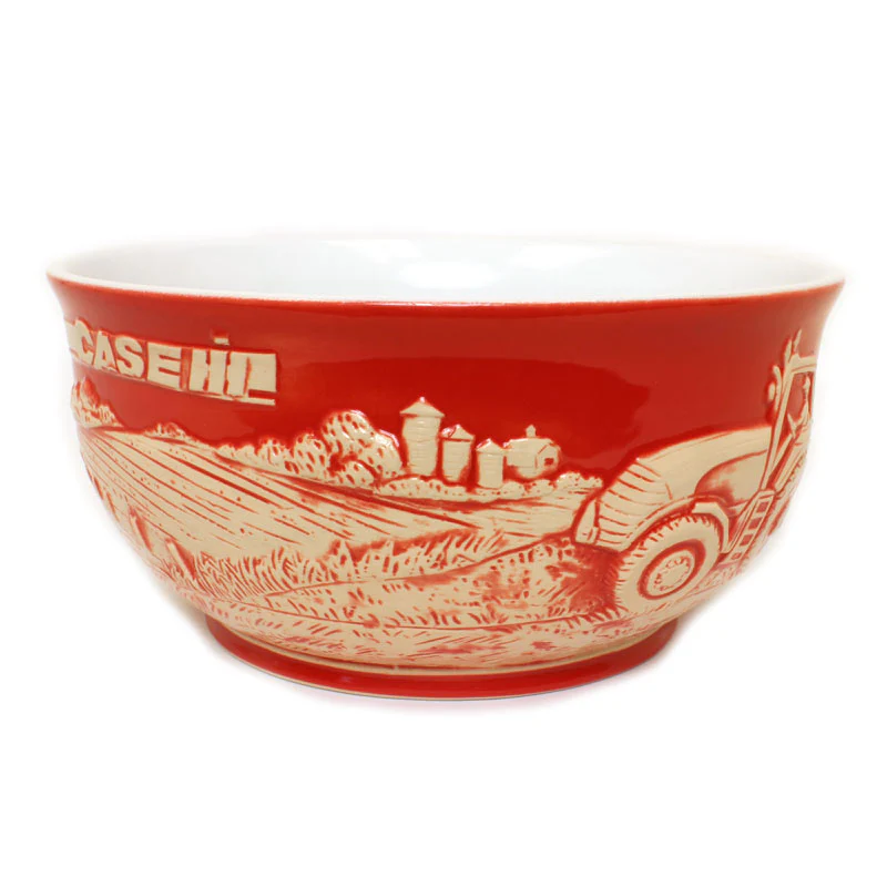 Farmall Large Raised-Relief Stoneware Bowl