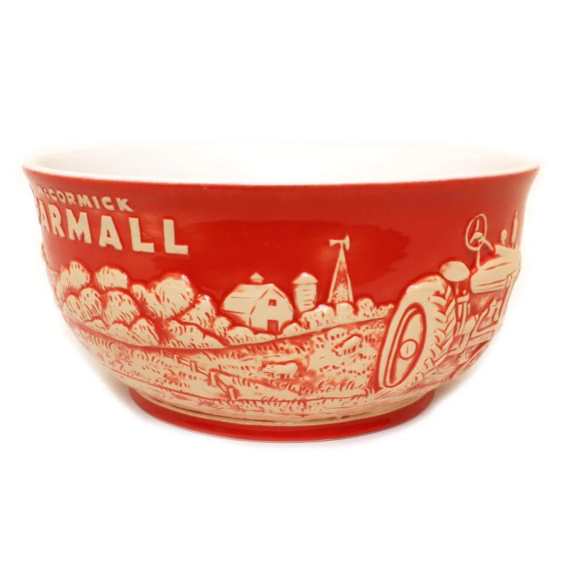 Farmall Large Raised-Relief Stoneware Bowl - Image 2