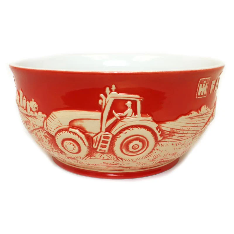 Farmall Large Raised-Relief Stoneware Bowl - Image 4