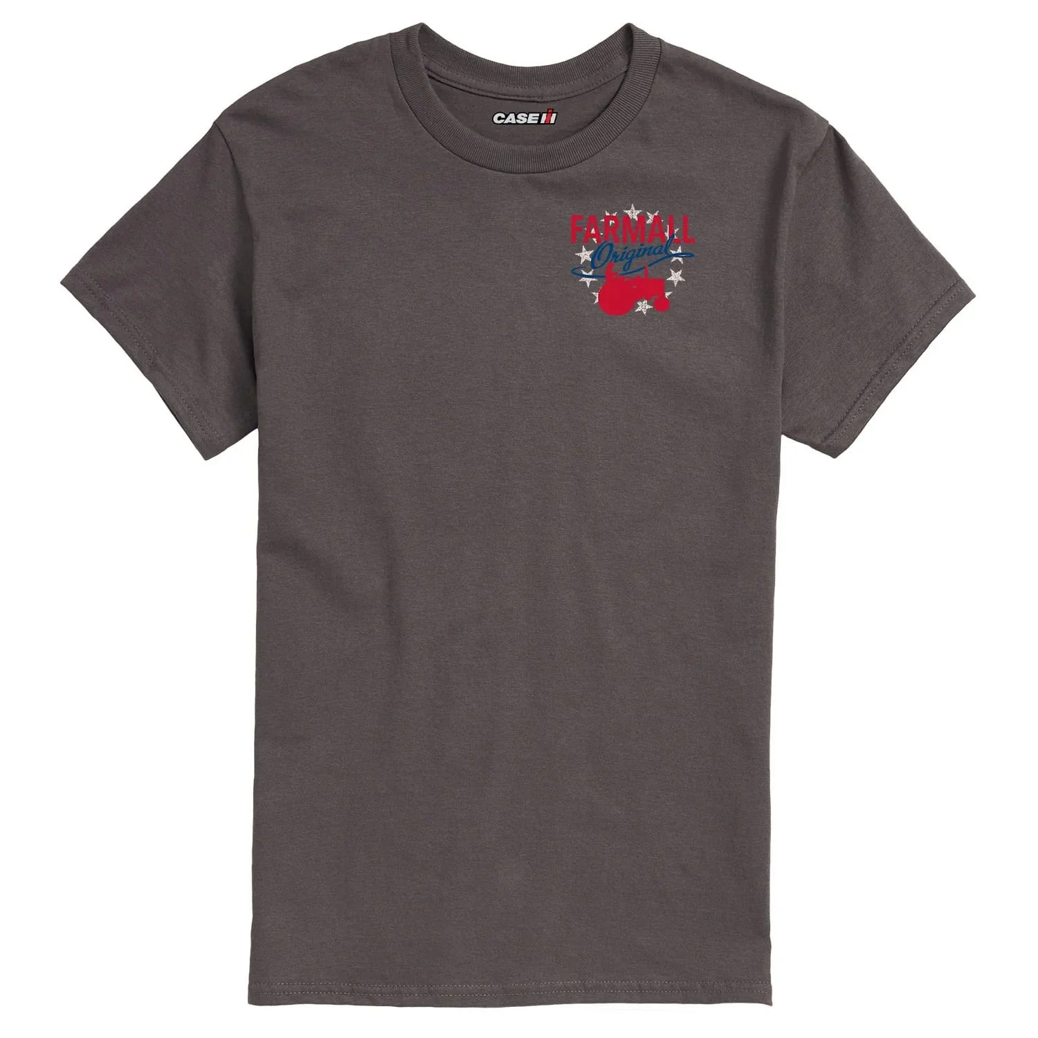 Farmall Superior Quality Betsy Ross Flag Men's Charcoal Gray Short Sleeve T-Shirt - Image 2