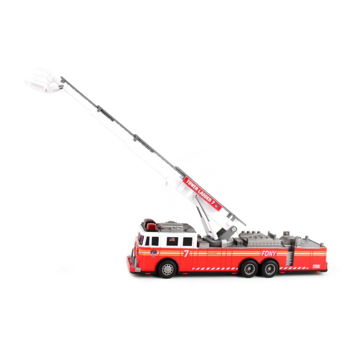 FDNY Radio Control 11" Ladder Fire Truck with Lights & Sounds - Image 5