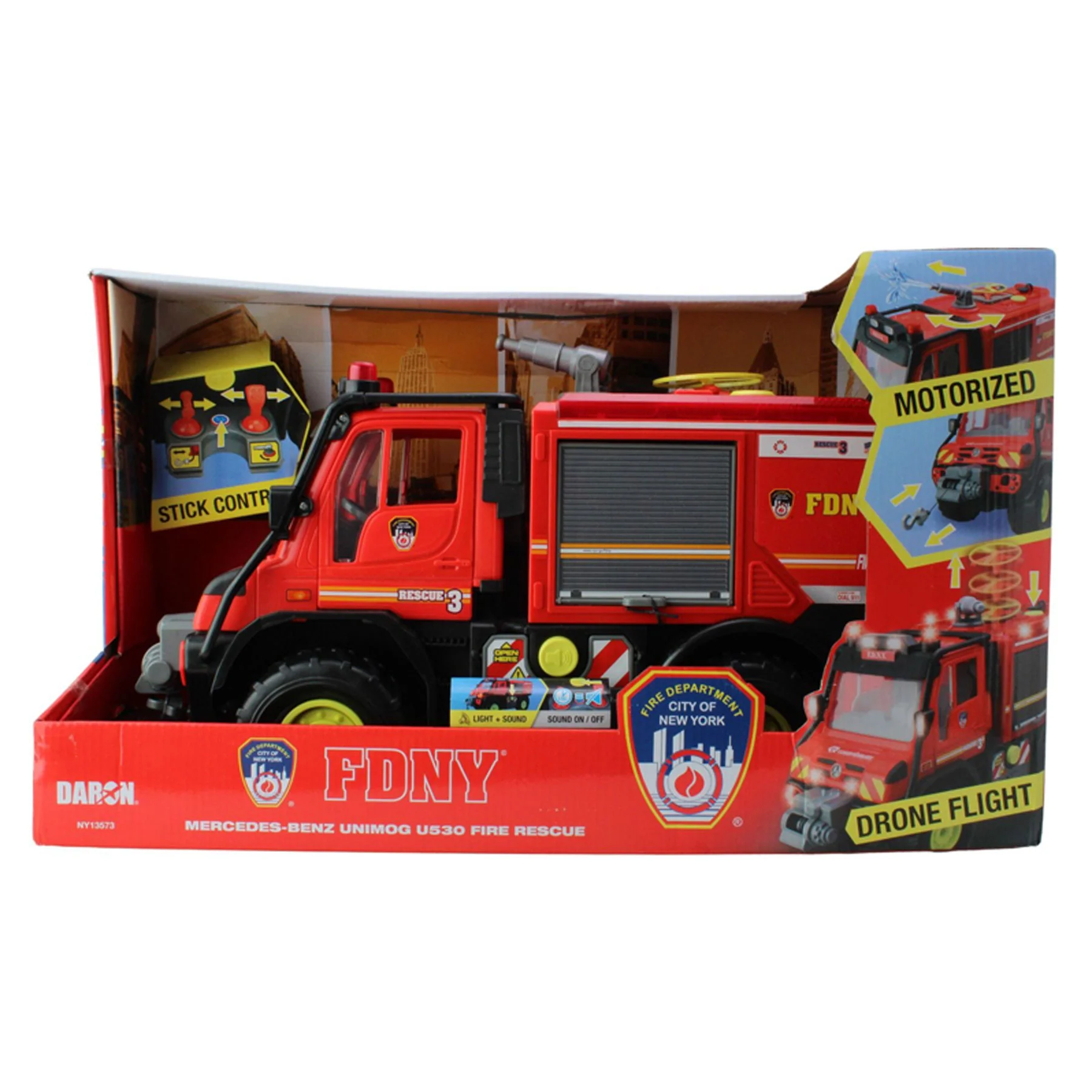 FDNY Rescue Truck with Water Gun & Drone - Image 9