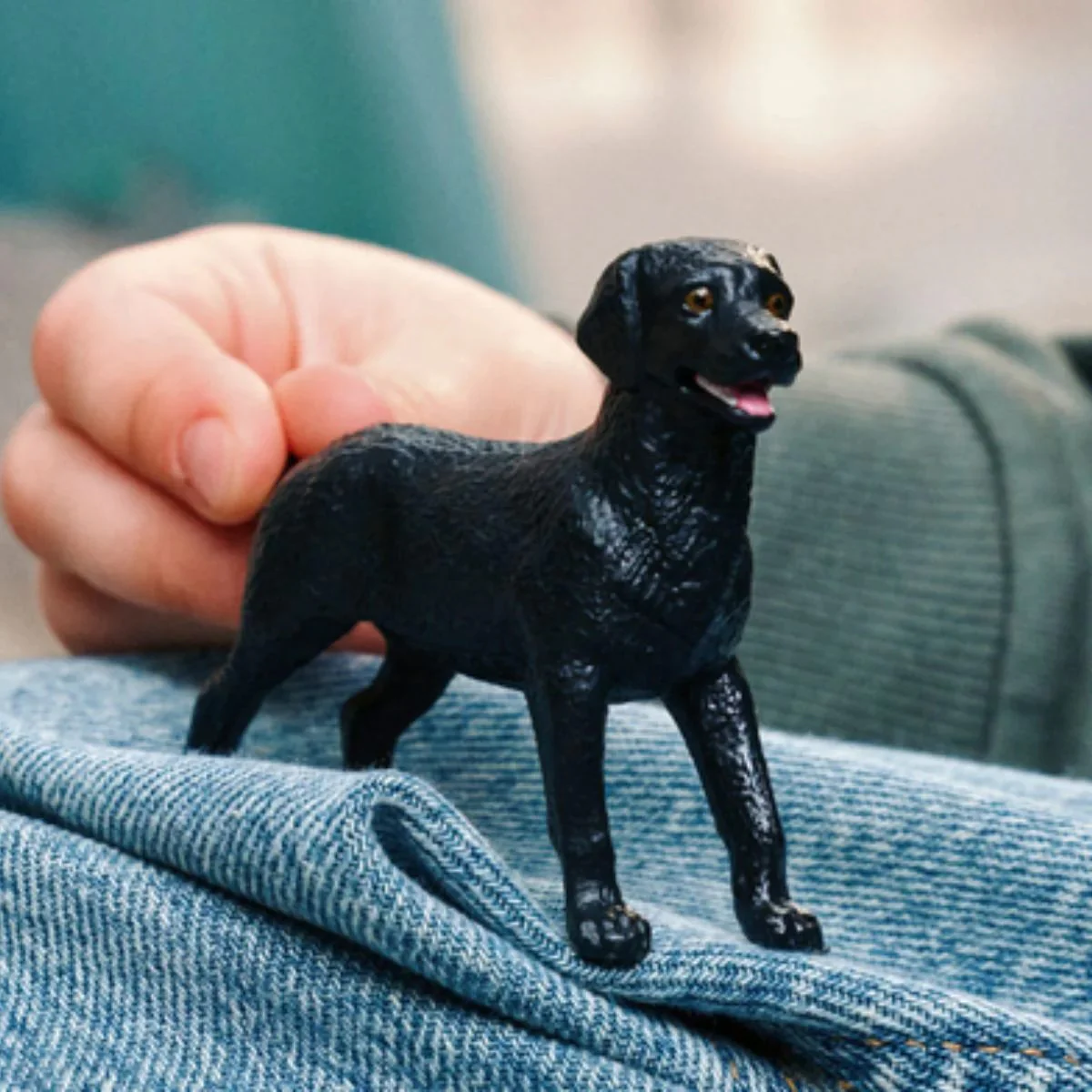 Female Black Labrador Retriever Dog by Schleich - Image 2