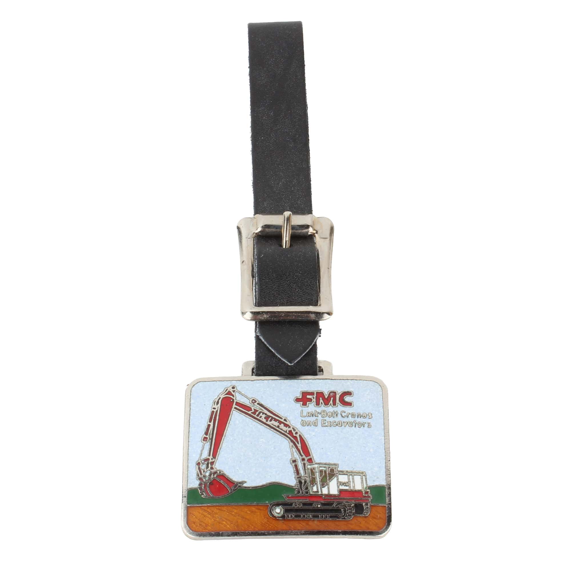 FMC Link-Belt Cranes and Excavators with Leather Loop Cinch Strap