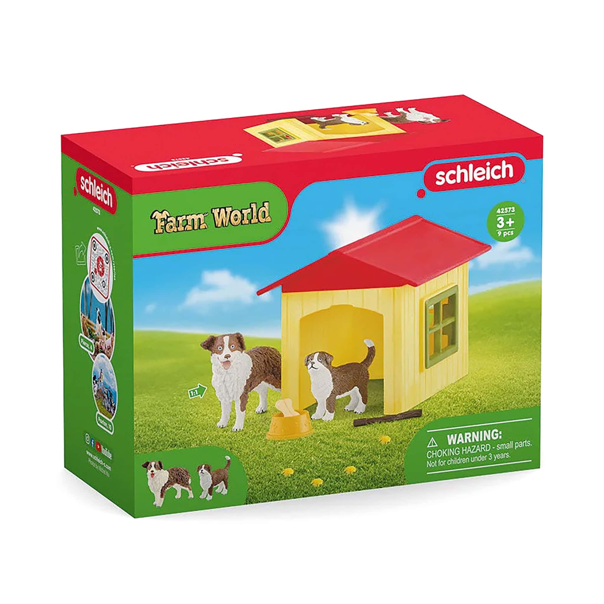 Friendly Dog House Playset with Animals by Schleich - Image 6