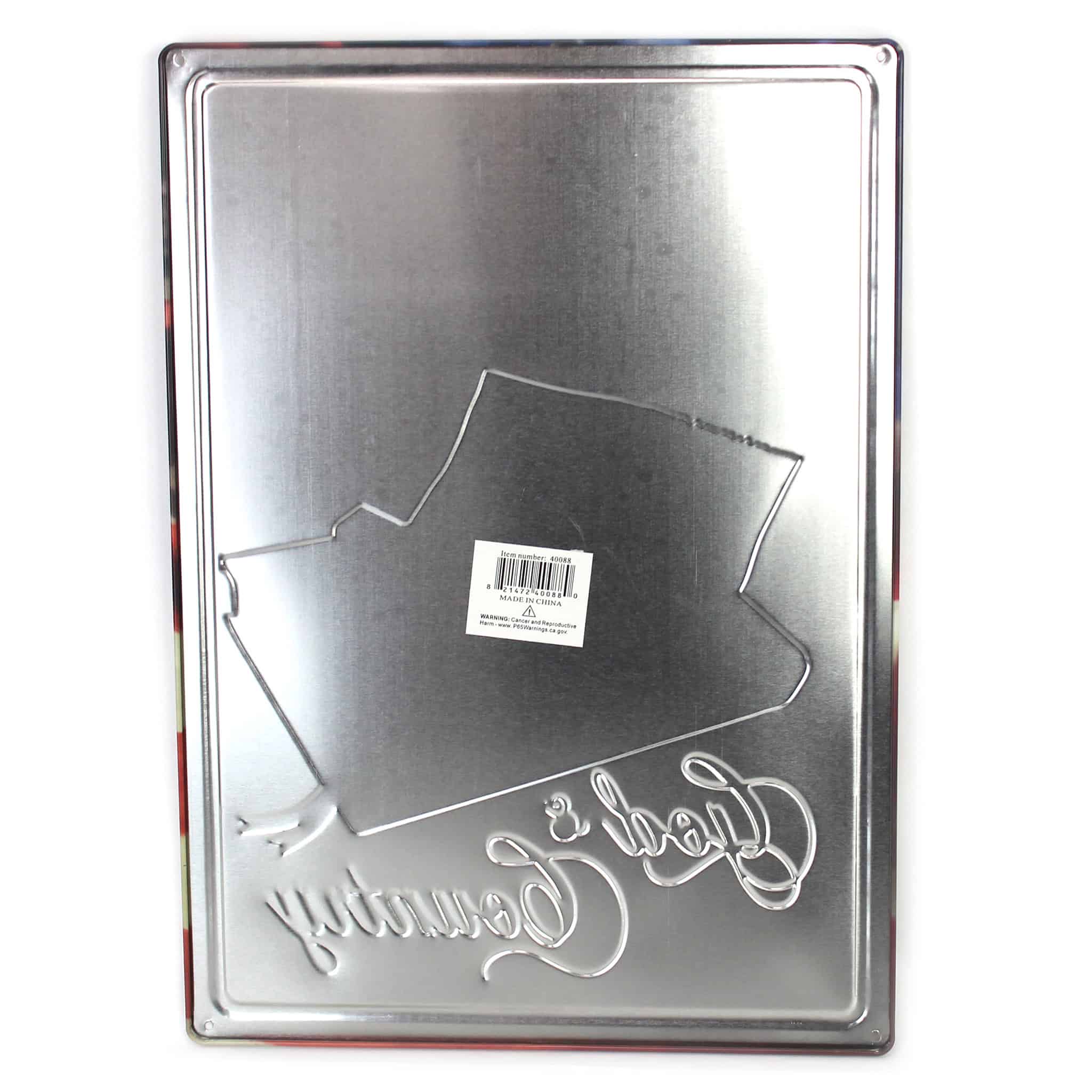 God & Country Holy Bible 12in x 17in Tin Sign - Image 3