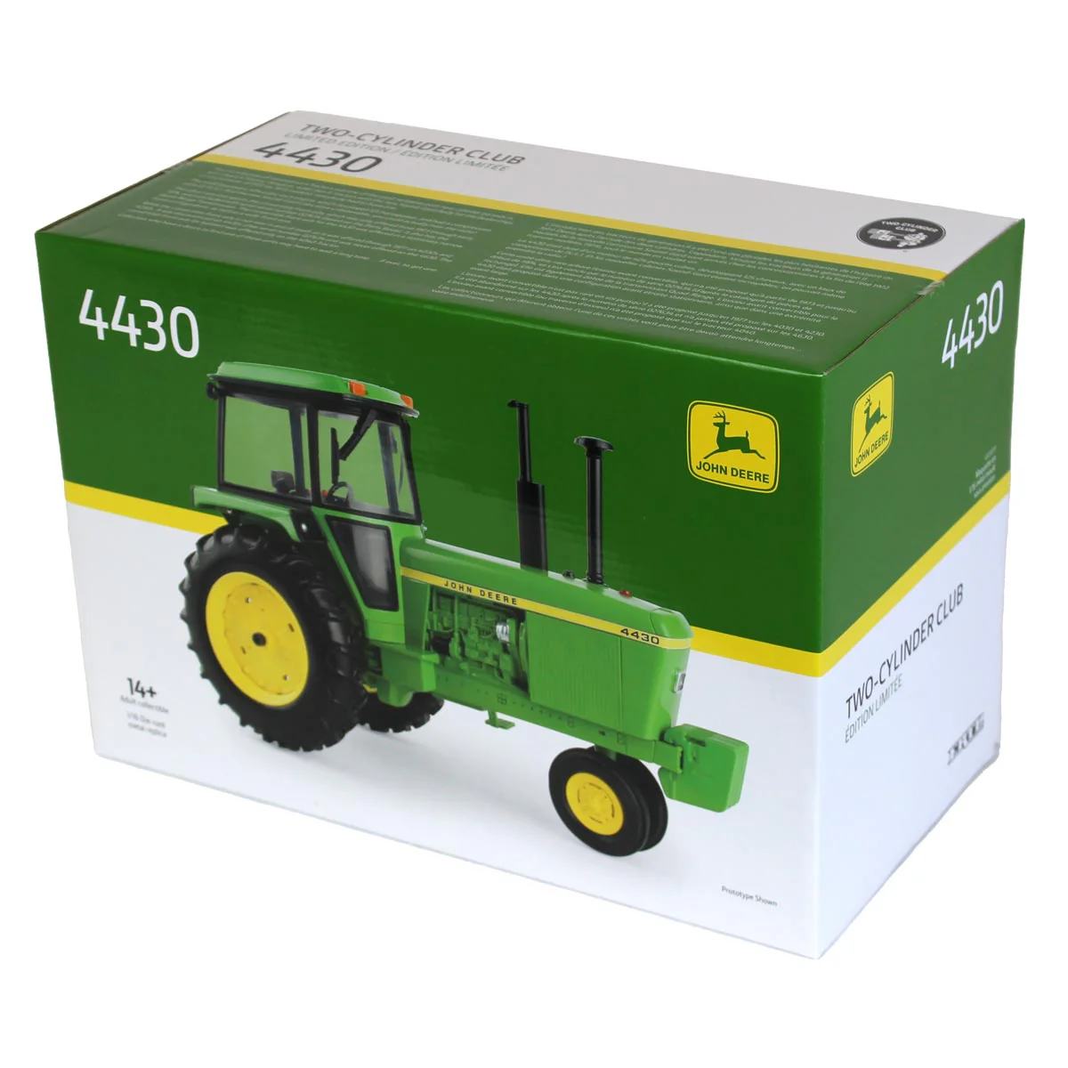 Gold Chrome ~ 1/16 John Deere 4430 Narrow Front, Two-Cylinder Club Collector Edition - Image 4