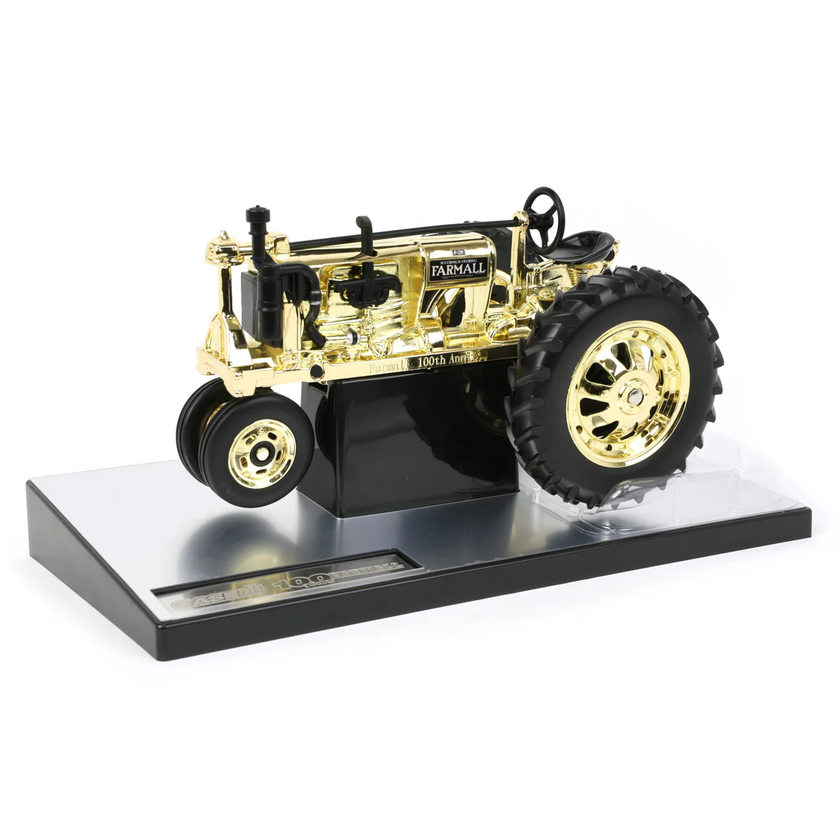 Gold Chrome ~ 1/16 Limited Edition Farmall F-20 Tractor by ERTL, Farmall 100th Anniversary Edition - Image 2