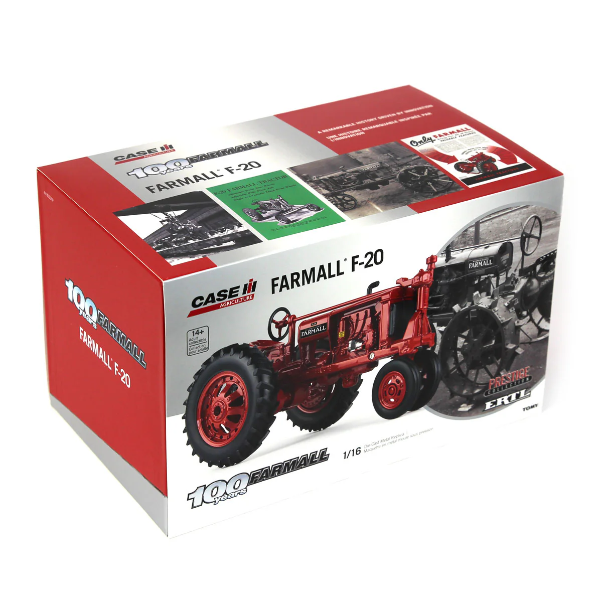 Gold Chrome ~ 1/16 Limited Edition Farmall F-20 Tractor by ERTL, Farmall 100th Anniversary Edition - Image 5