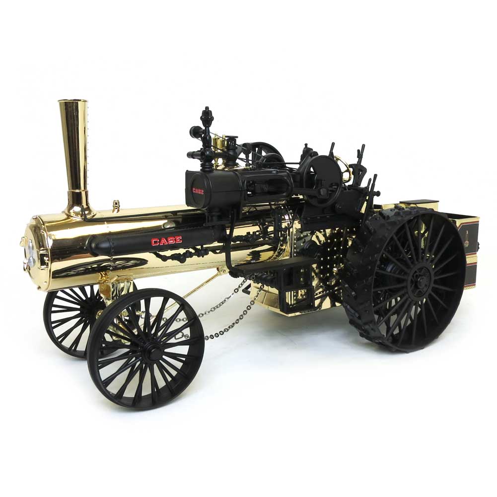 Gold Chrome Chase Unit ~ 1/16 Case 65 HP Steam Tractor, 175th Anniversary Collector Edition