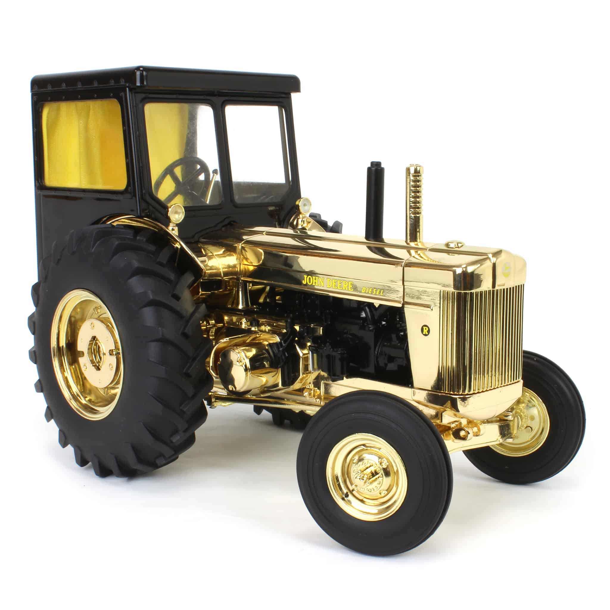 Gold Chrome Chase Unit ~ 1/16 John Deere Model "R" with Cab, 2024 Two Cylinder Club - Image 2