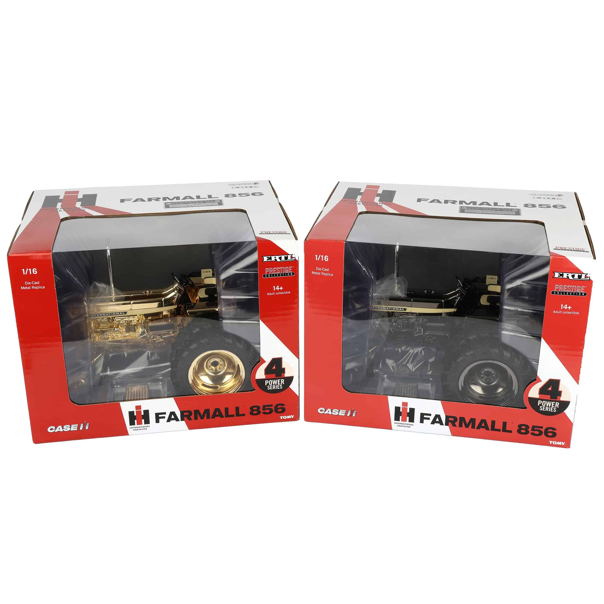 Gold & Gun Metal Chrome Set ~ 1/16 IH Farmall 856 Tractor, 4th in Outback Toys Exclusive Power Series