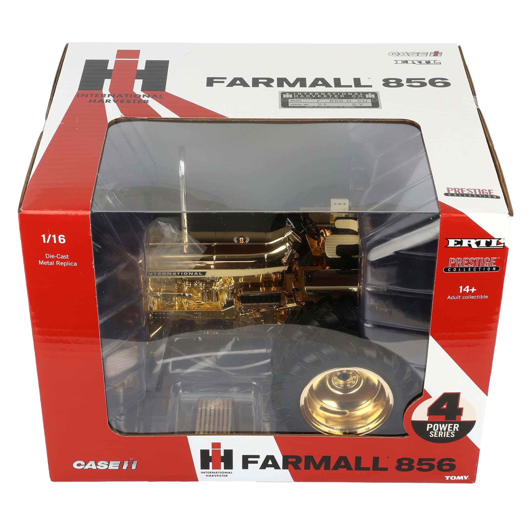 Gold & Gun Metal Chrome Set ~ 1/16 IH Farmall 856 Tractor, 4th in Outback Toys Exclusive Power Series - Image 4