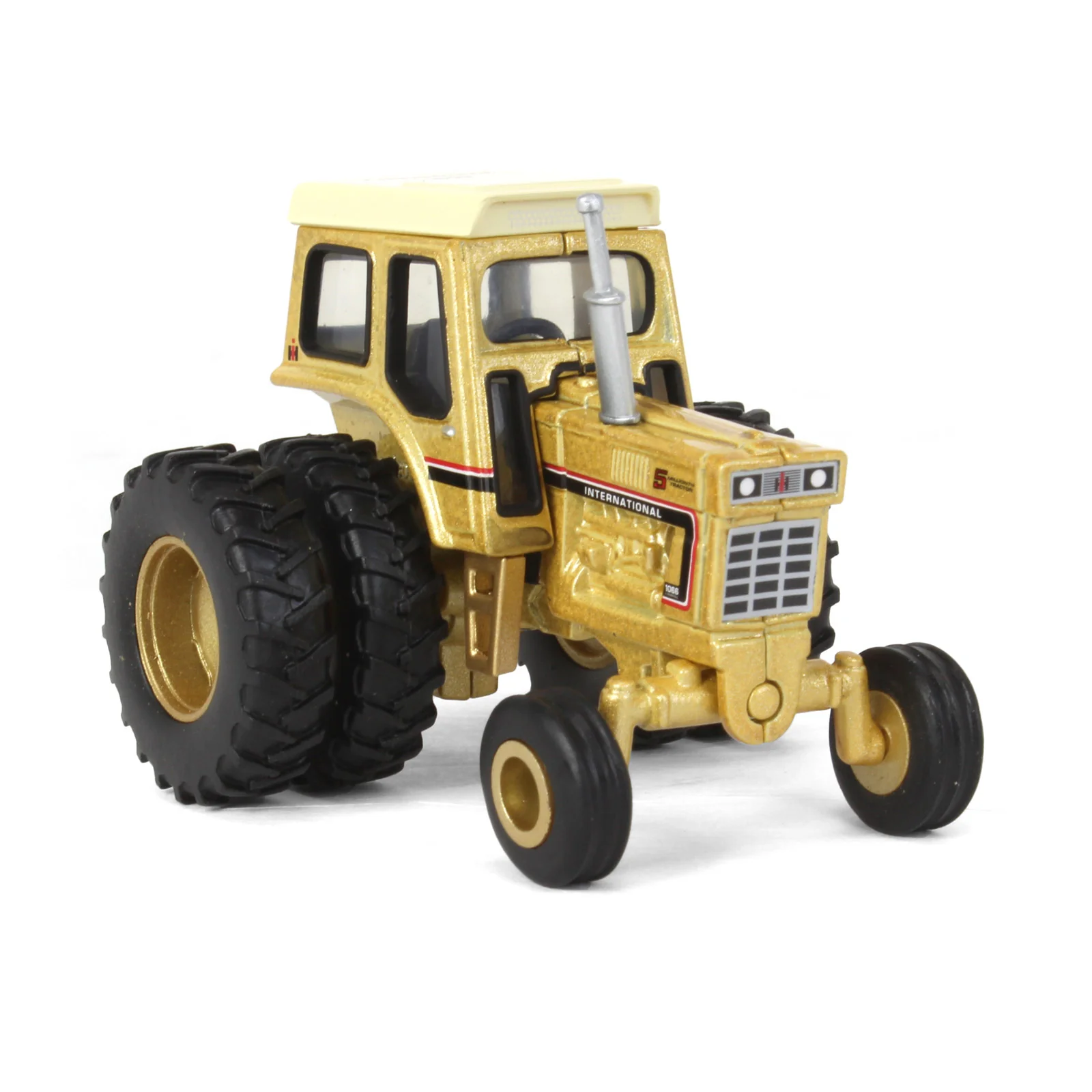 Gold Painted Chase Unit ~ 1/64 International Harvester 1066 5 Millionth Tractor, 50th Anniv, ERTL Prestige - Image 2