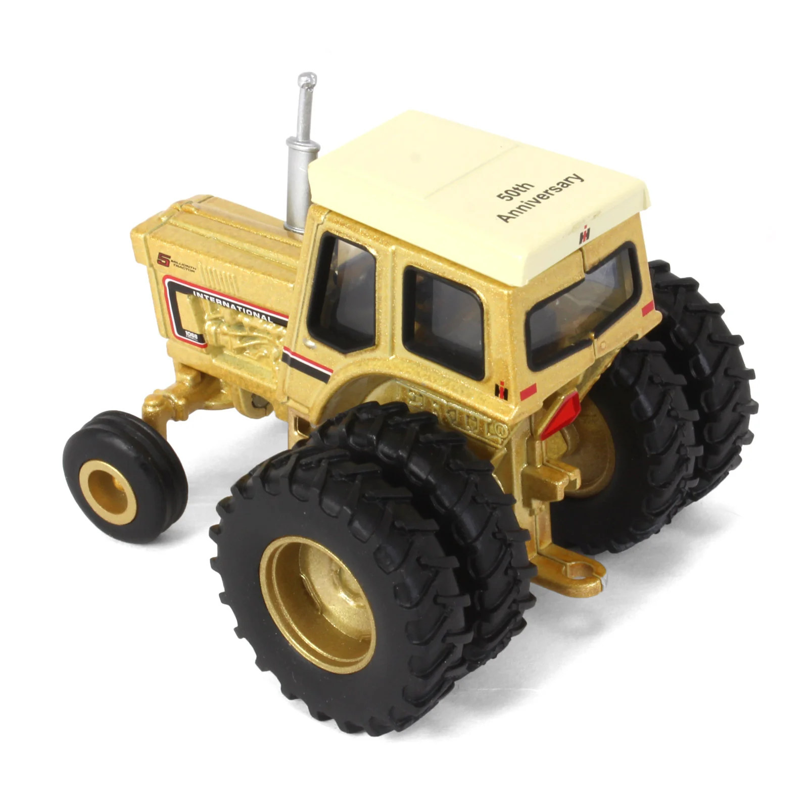 Gold Painted Chase Unit ~ 1/64 International Harvester 1066 5 Millionth Tractor, 50th Anniv, ERTL Prestige - Image 4