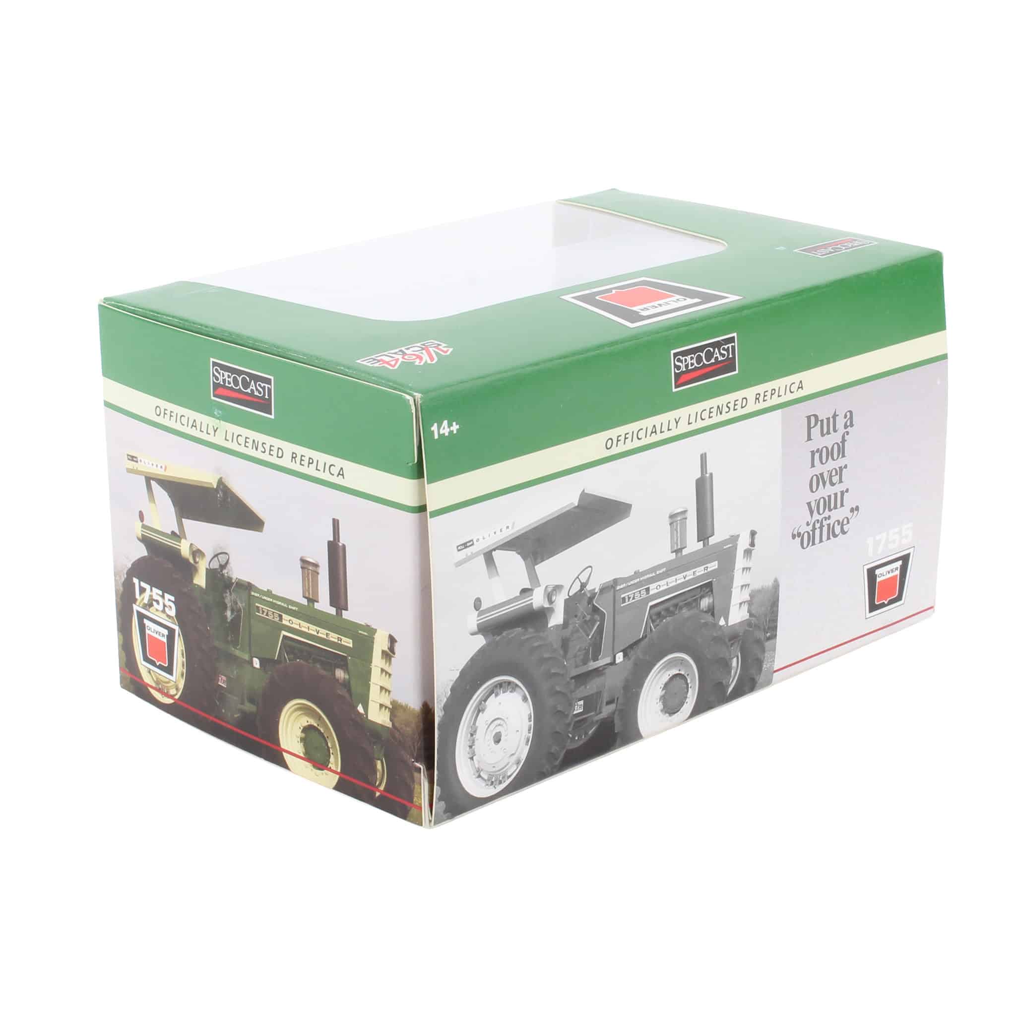 Gold Plated Chase Unit ~ 1/64 Oliver 1755 Tractor with Canopy & Duals by SpecCast, 3rd Annual Heartland Toy Show - Image 2