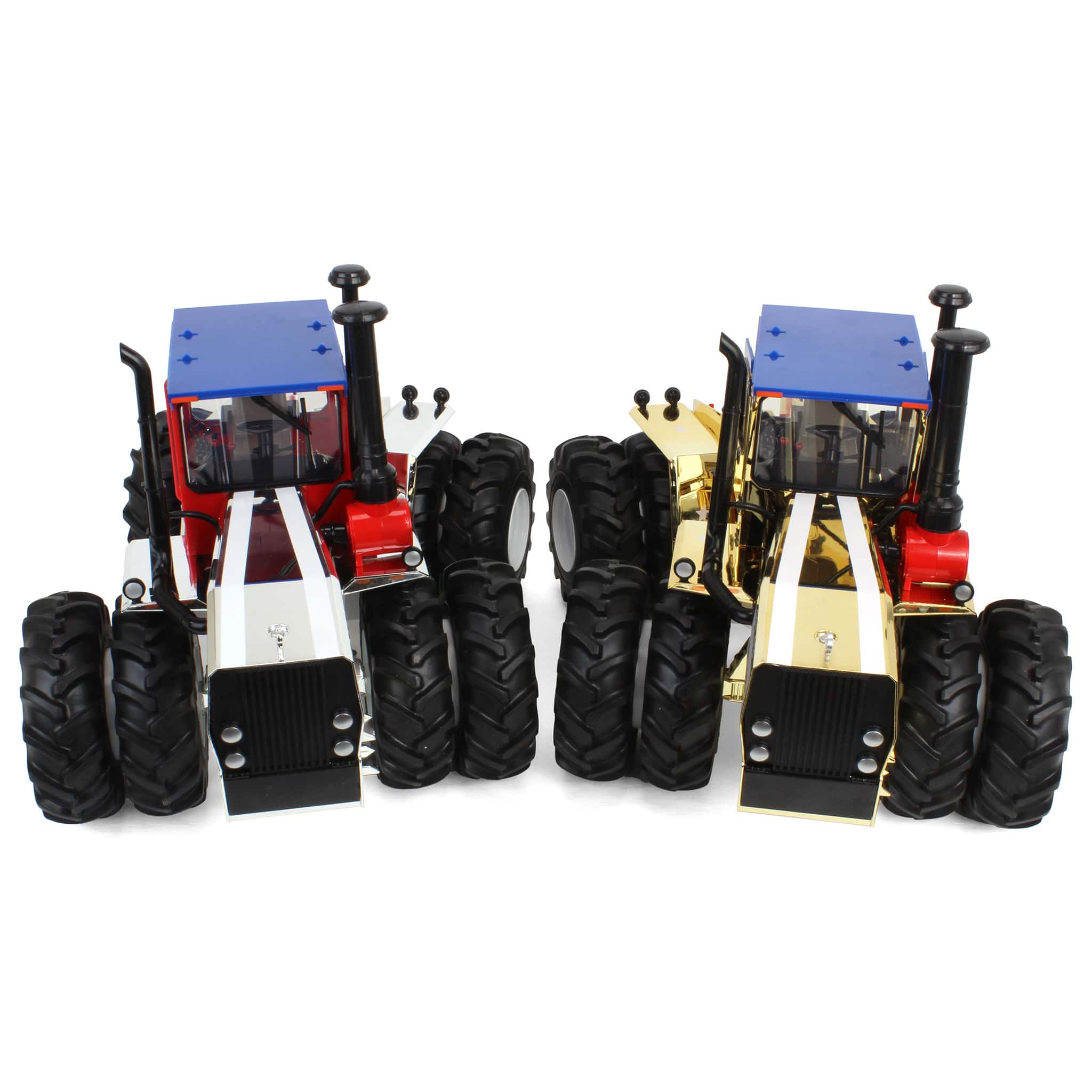Gold & Silver Chrome Set ~ 1/16 Steiger PTA-325 "Stars N Stripes" 4WD Tractors with Duals, ERTL Prestige - Image 4