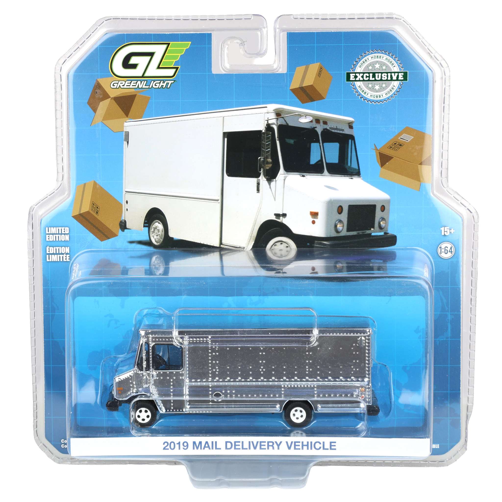 Gray Chrome Chase Unit ~ 1/64 2019 Mail Delivery Vehicle