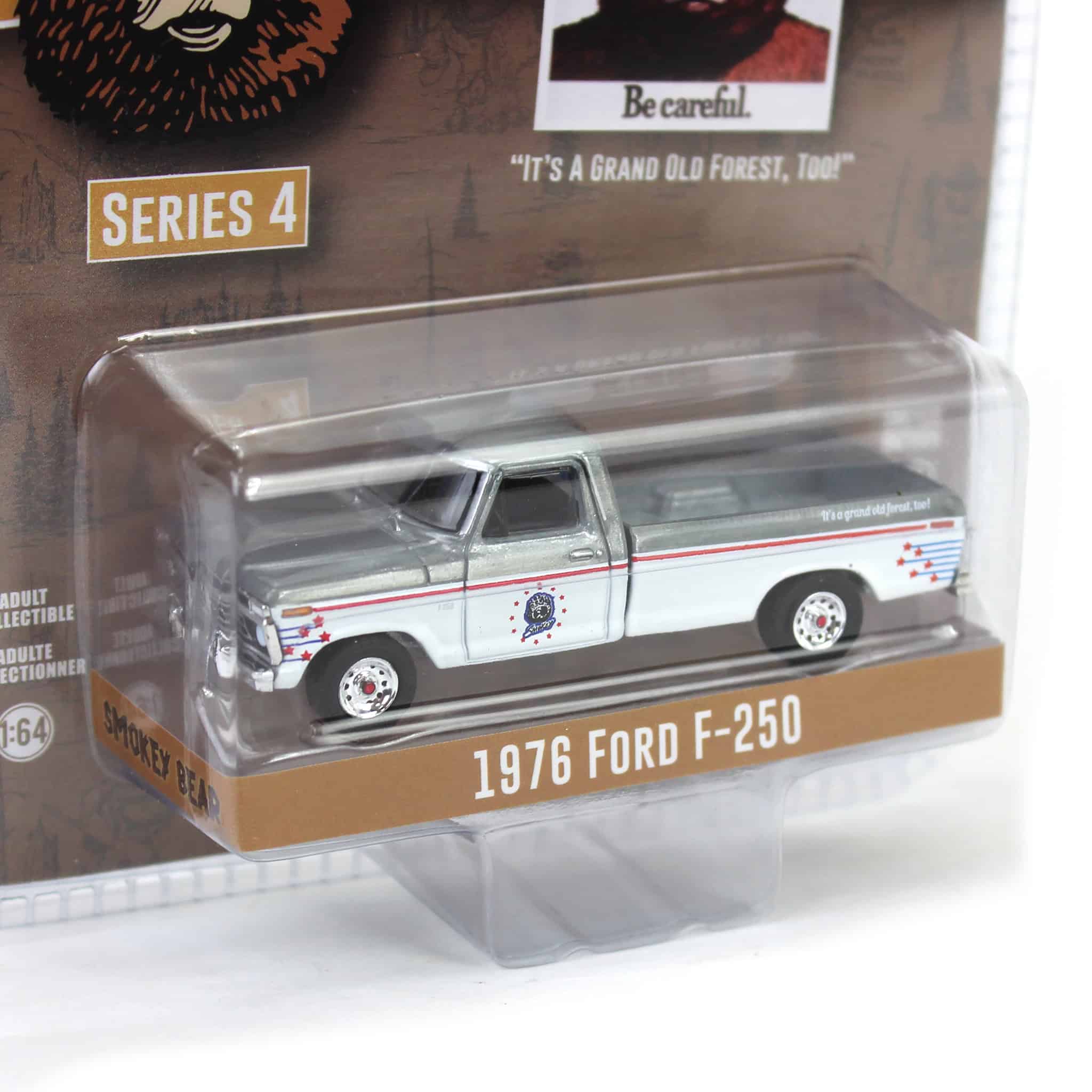 Raw Chase Unit ~ 1/64 1976 Ford F-250, Smokey Bear Series 4 - Image 2