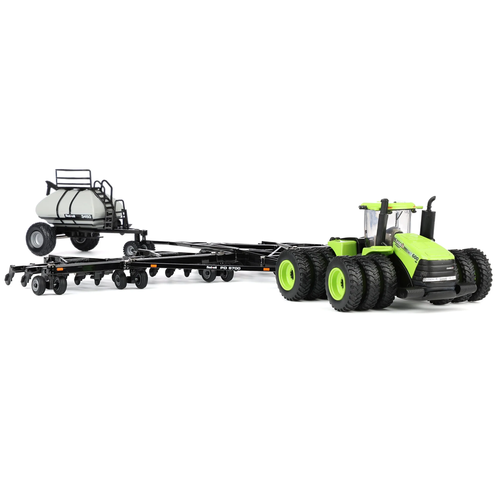 Steiger Green Chase Unit ~ 1/64 Case IH Steiger 600 HD Tractor with Flexi-Coil PD5700 Air Seeder & 3450 Cart, Outback Toys Exclusive - Image 7