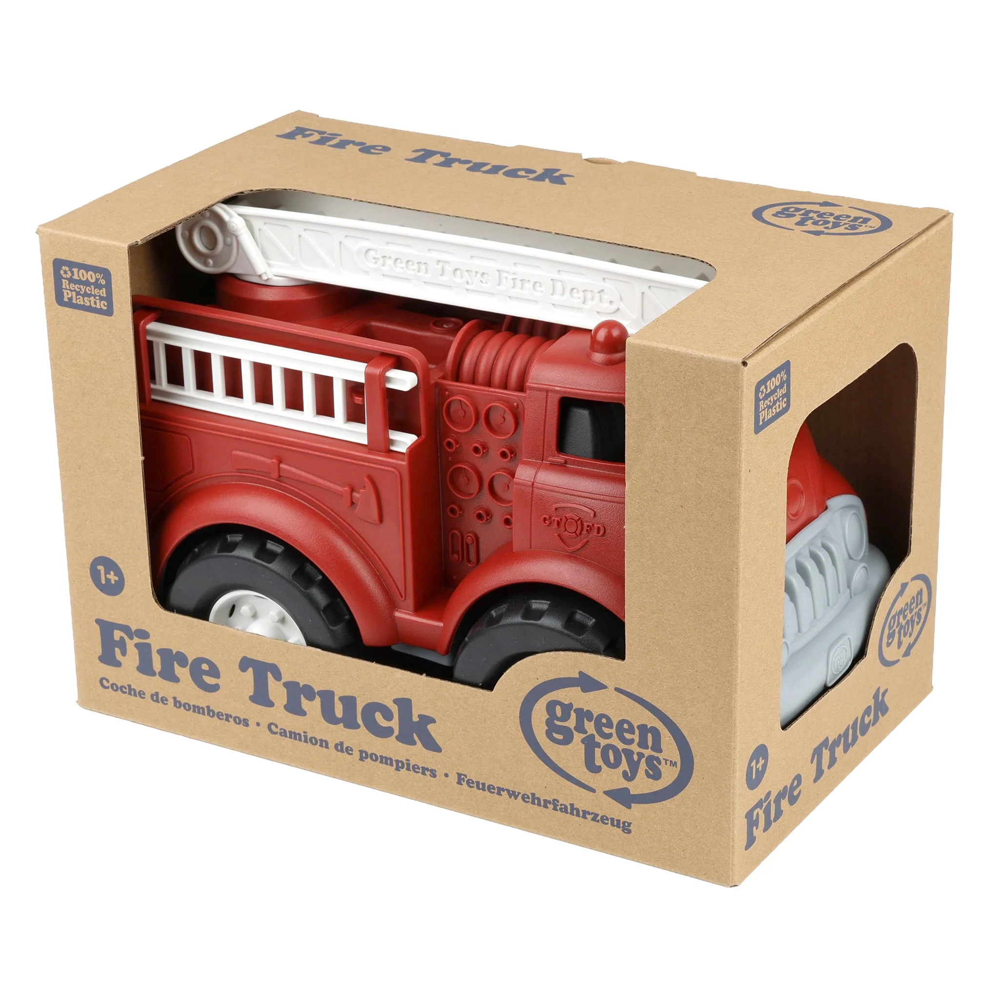 Green Toys Red Fire Truck - Image 6