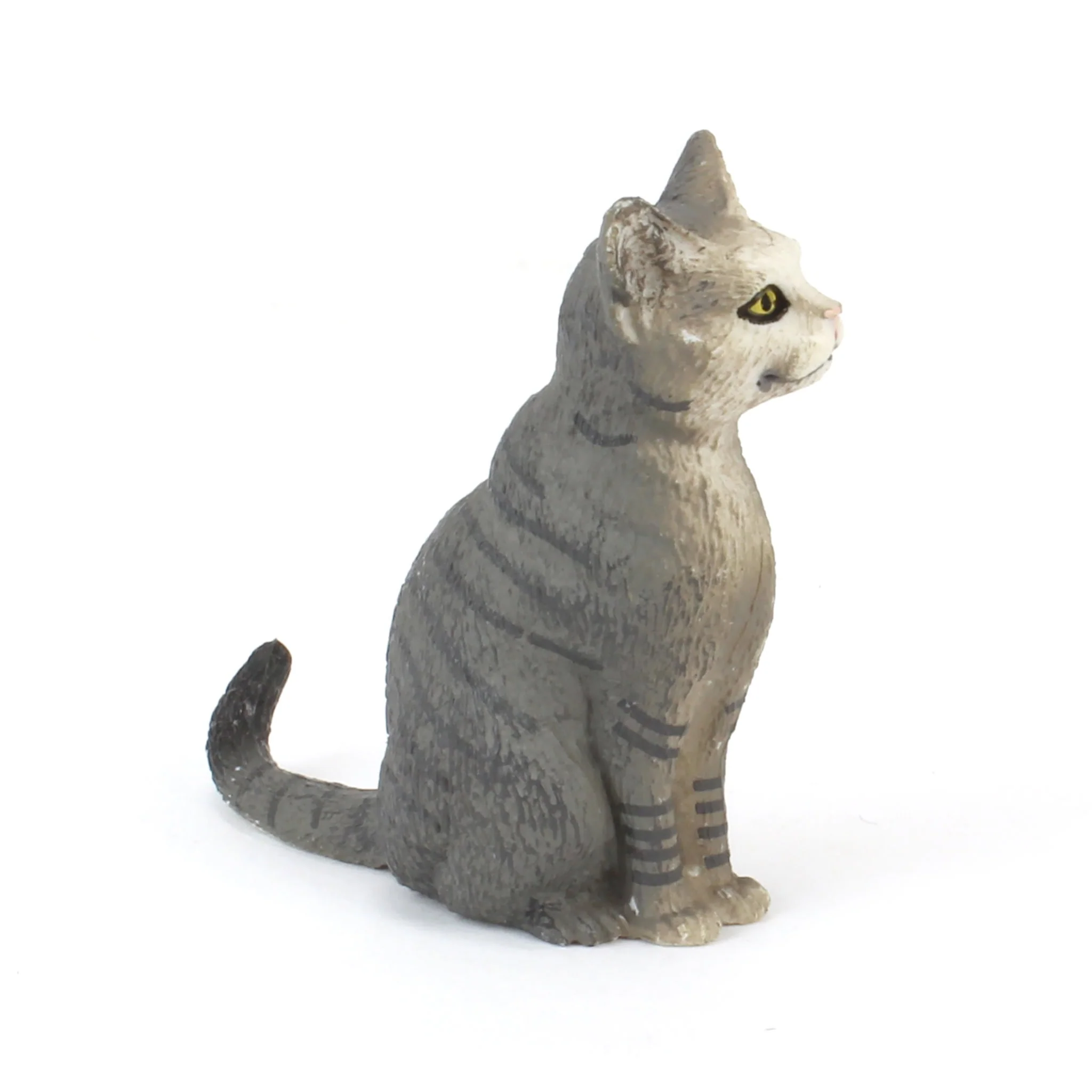 Grey Stripe Cat Sitting by Schleich - Image 2
