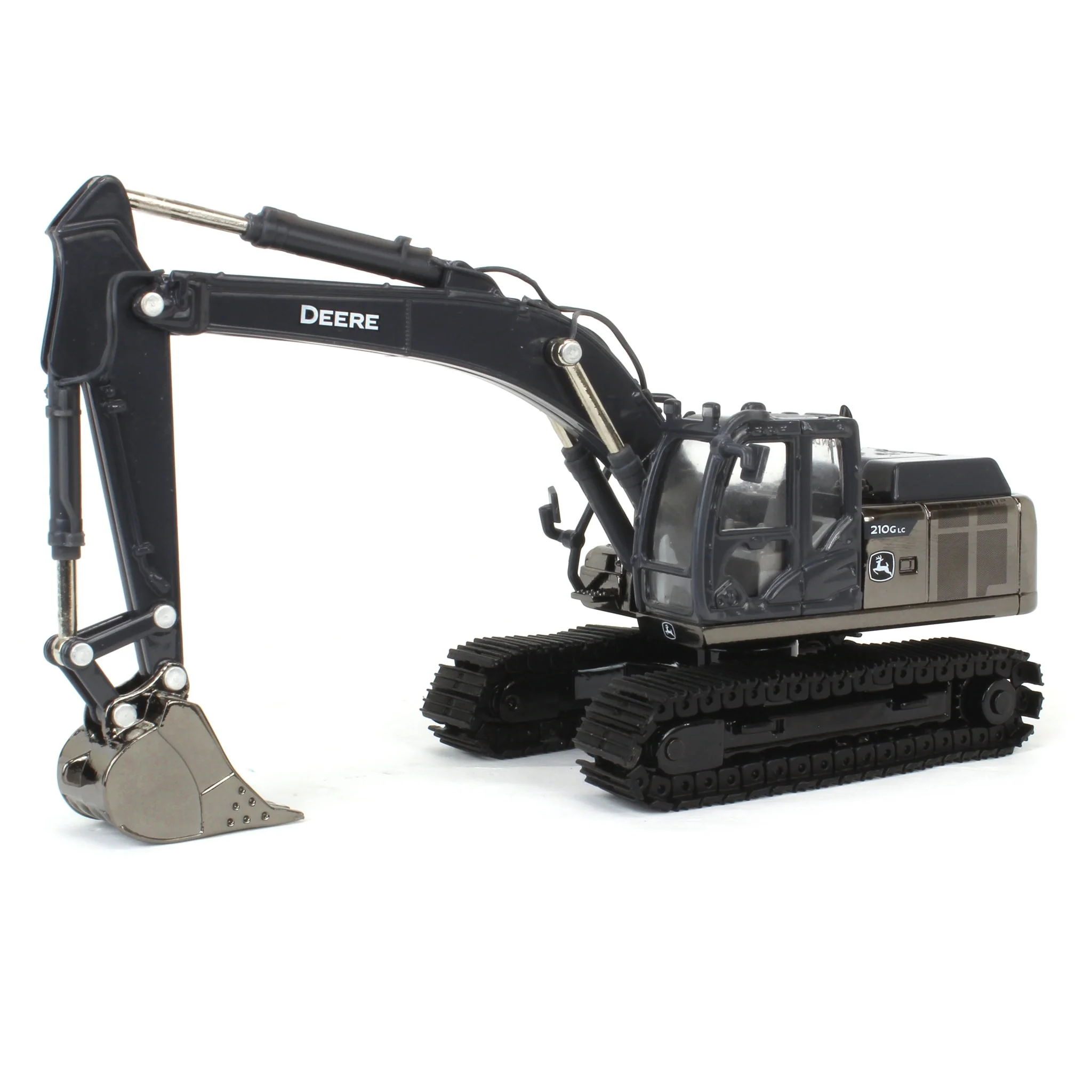 Gun Metal Chase Unit ~ 1/50 John Deere 210G LC Excavator, ERTL Prestige
