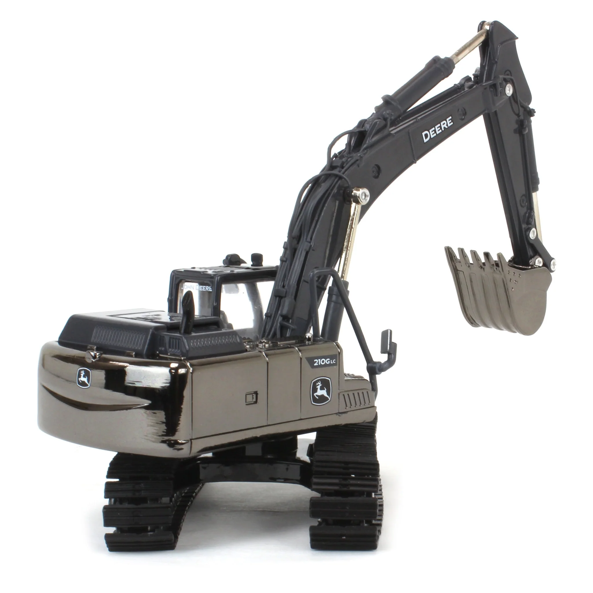 Gun Metal Chase Unit ~ 1/50 John Deere 210G LC Excavator, ERTL Prestige - Image 3