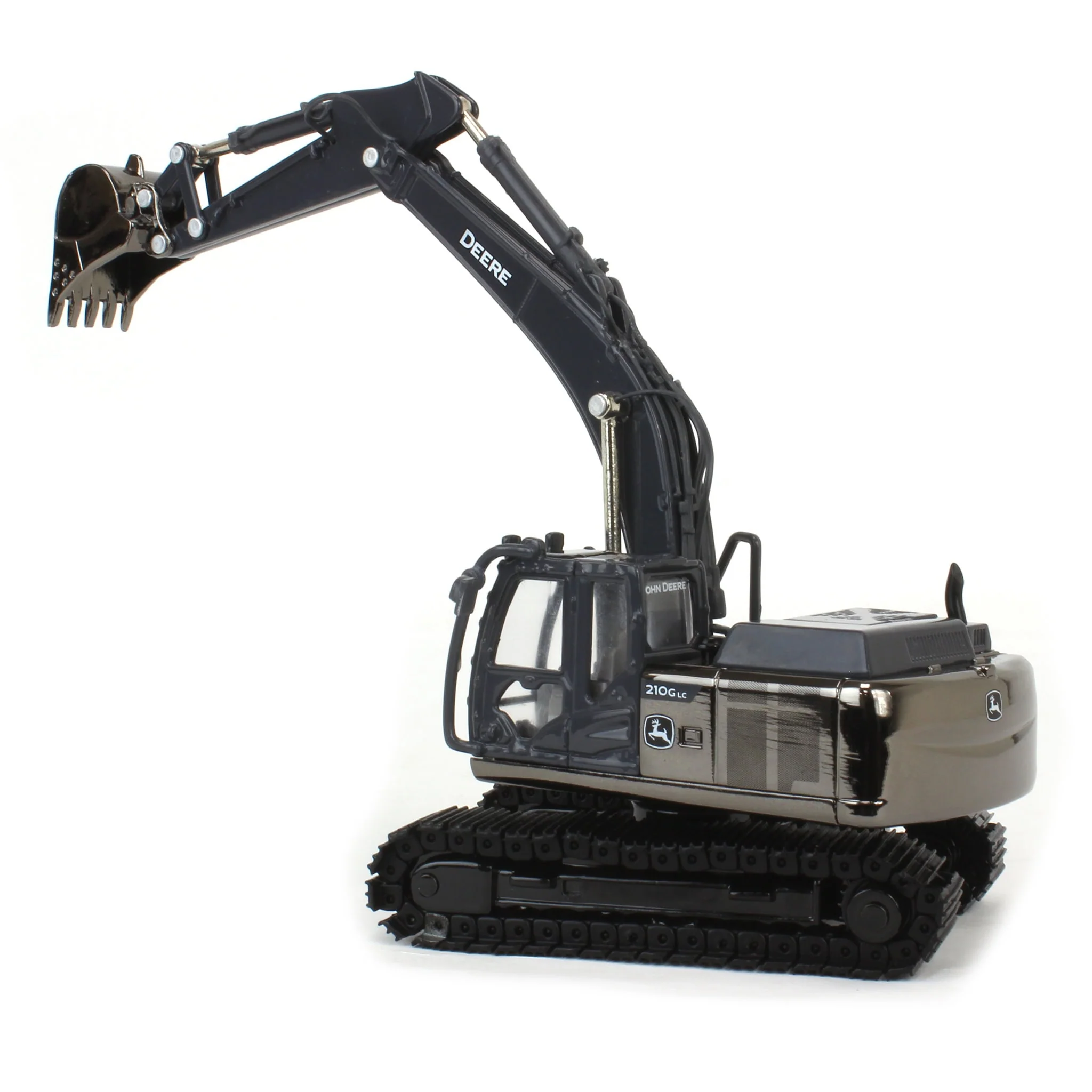 Gun Metal Chase Unit ~ 1/50 John Deere 210G LC Excavator, ERTL Prestige - Image 4