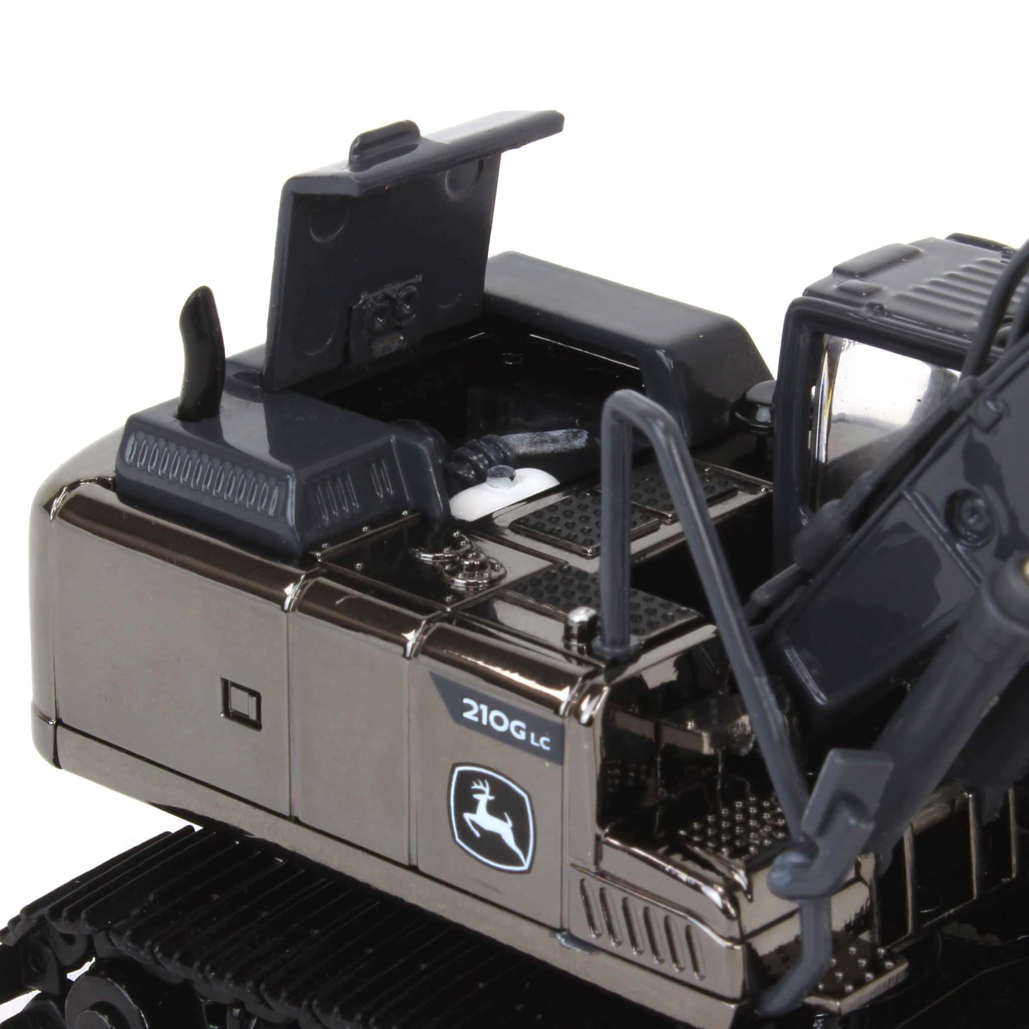 Gun Metal Chase Unit ~ 1/50 John Deere 210G LC Excavator, ERTL Prestige - Image 5
