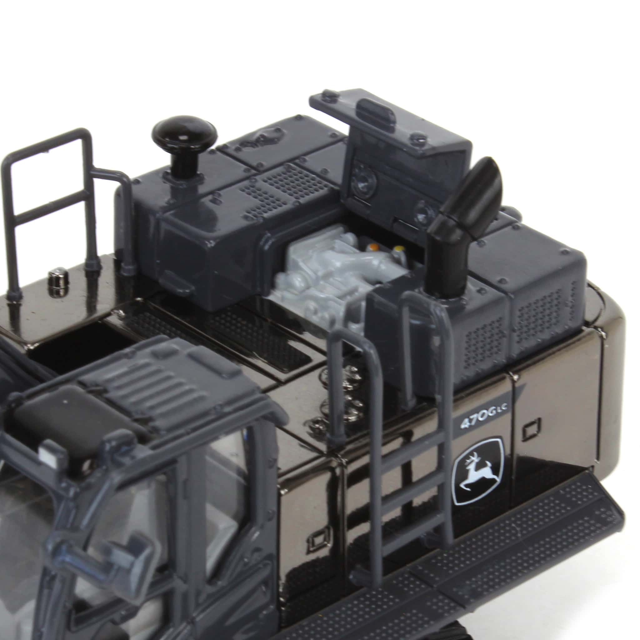 Gun Metal Chase Unit ~ 1/50 John Deere 470G LC Excavator, ERTL Prestige Collection - Image 6