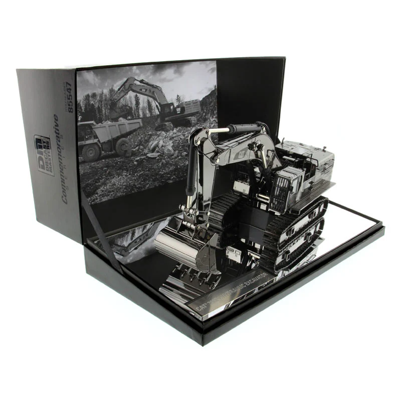 Gun Metal Finish ~ 1/50 Caterpillar 390F L Hydraulic Tracked Excavator by Diecast Masters - Image 6