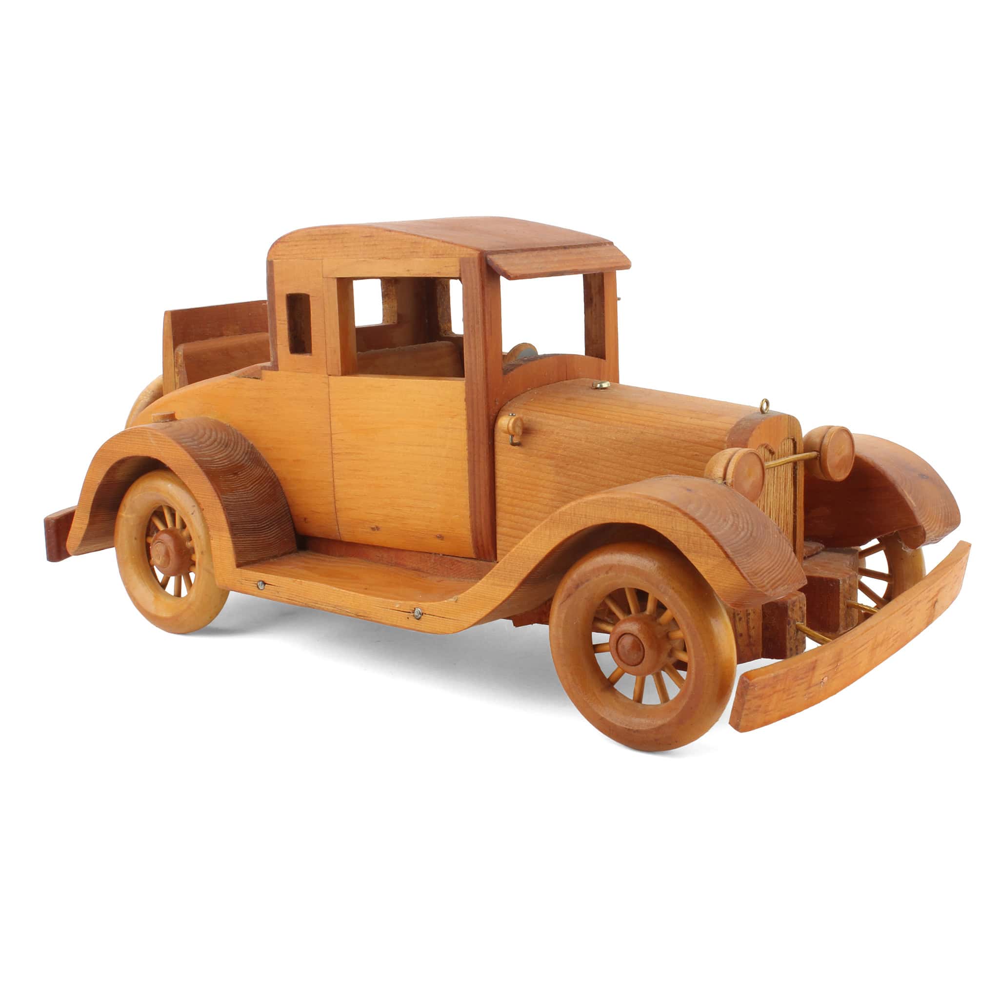 Hand Made Wood 1930's Style Car by James Young - Image 2