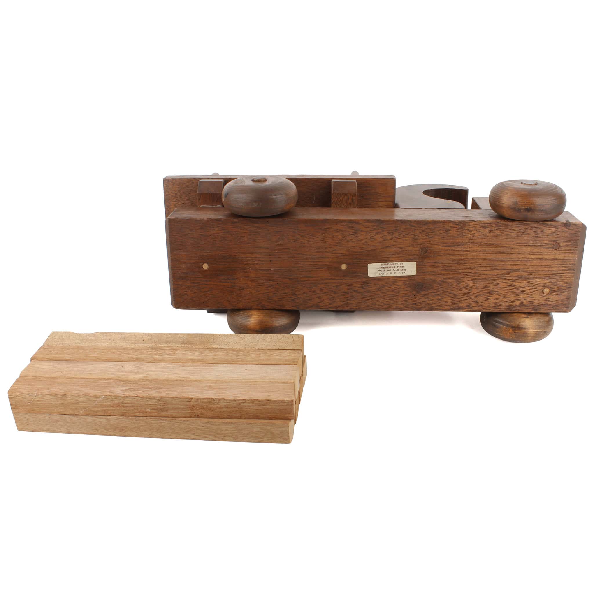 Hand Made Wood Log Flatbed Delivery Truck by Whispering Pines - Image 3