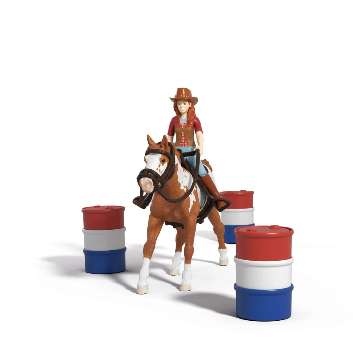 Hannah's Western Adventures Horse Barrel Racing Playset by Schleich - Image 2